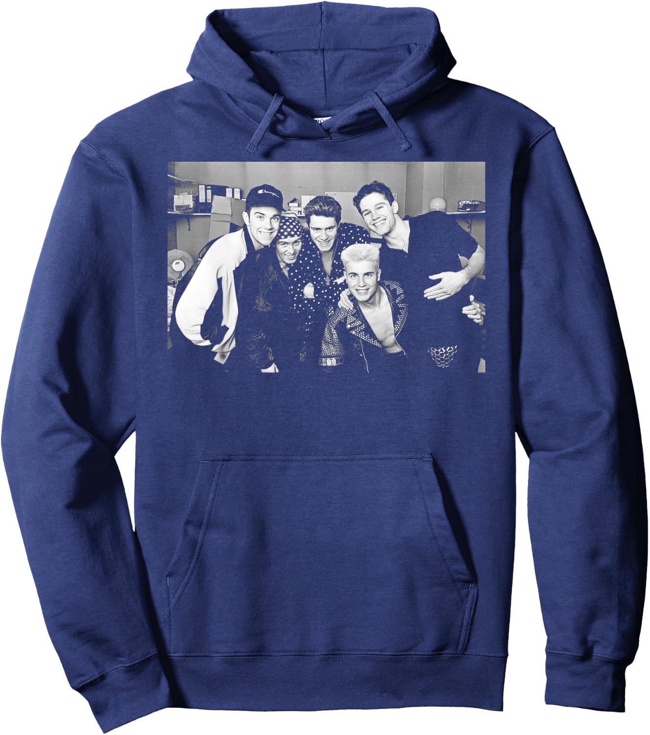 Take That Boyband Backstage Nightclub 1991 , black Hoodie - Hoodie | Navy
