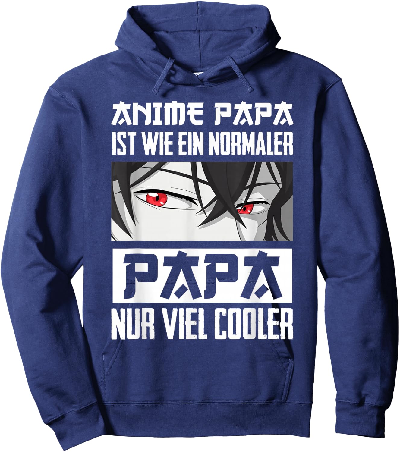 Anime Papa Lustiger Vatertag Anime und Manga Anime Vater Hoodie - Hoodie | Navy