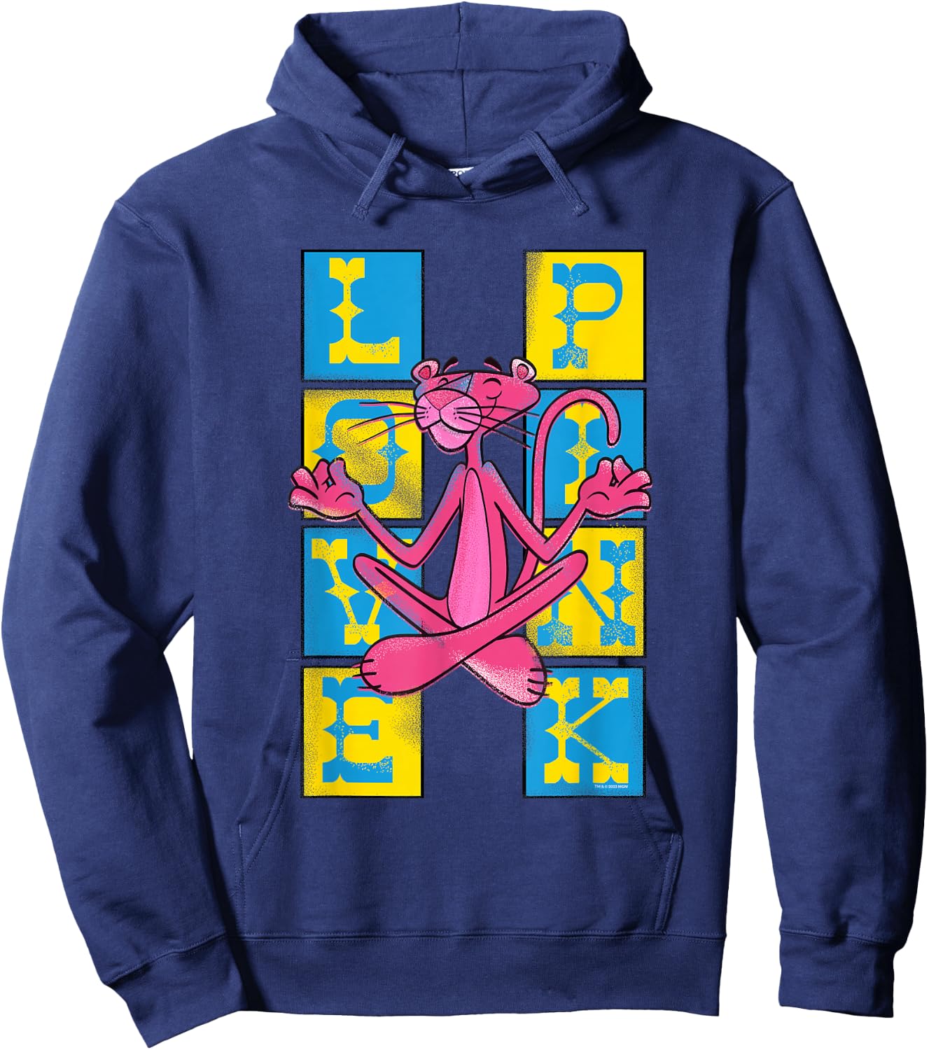 Pink Panther Vintage Love & Pink Zen Chalk Art Hoodie - Hoodie | Navy