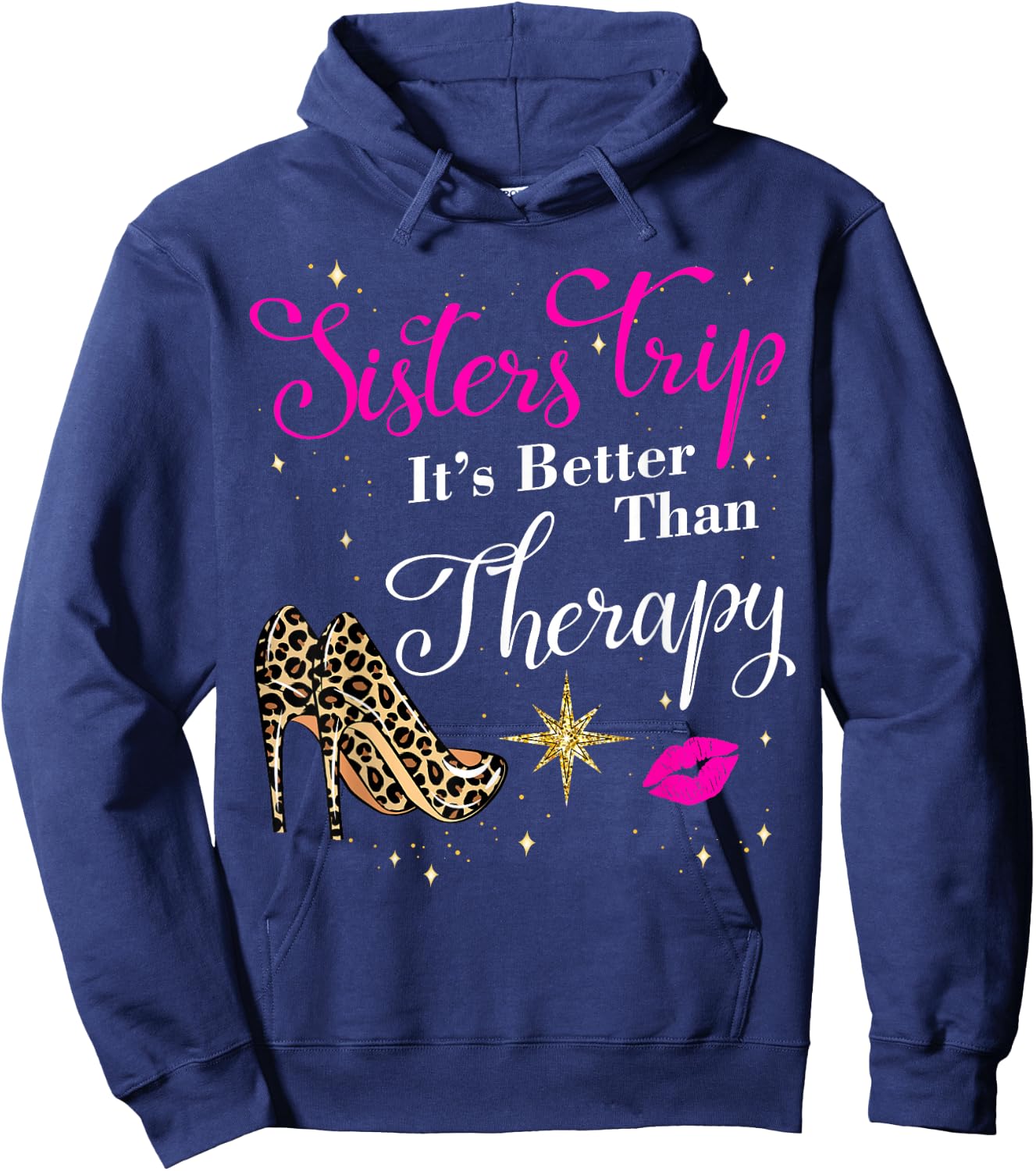 Girls Sisters Trip 2026 Nashville Las Vegas Weekend Birthday Hoodie - Hoodie | Navy
