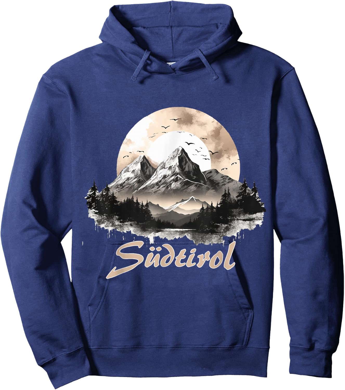 Südtirol mit Berge für Südtiroler & Südtirolerinnen Hoodie - Hoodie | Navy