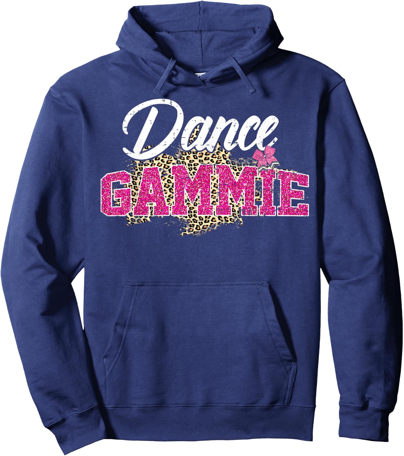 Dance Gammie Leopard Funny Dancing Gammie Mother's Day Hoodie - Hoodie | Navy