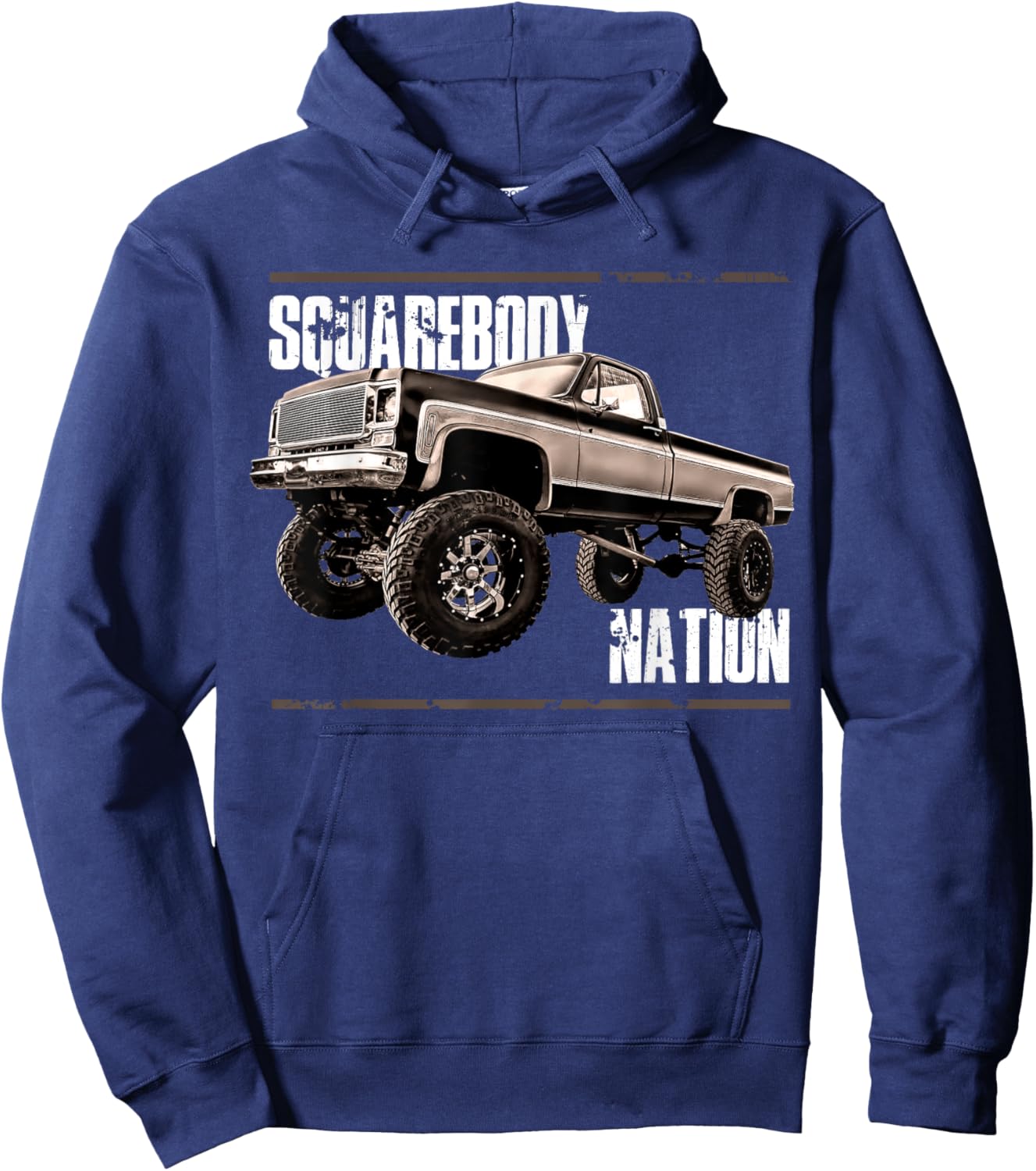 Squarebody Classic Square body Vintage Squarebody Nation Hoodie - Hoodie | Navy
