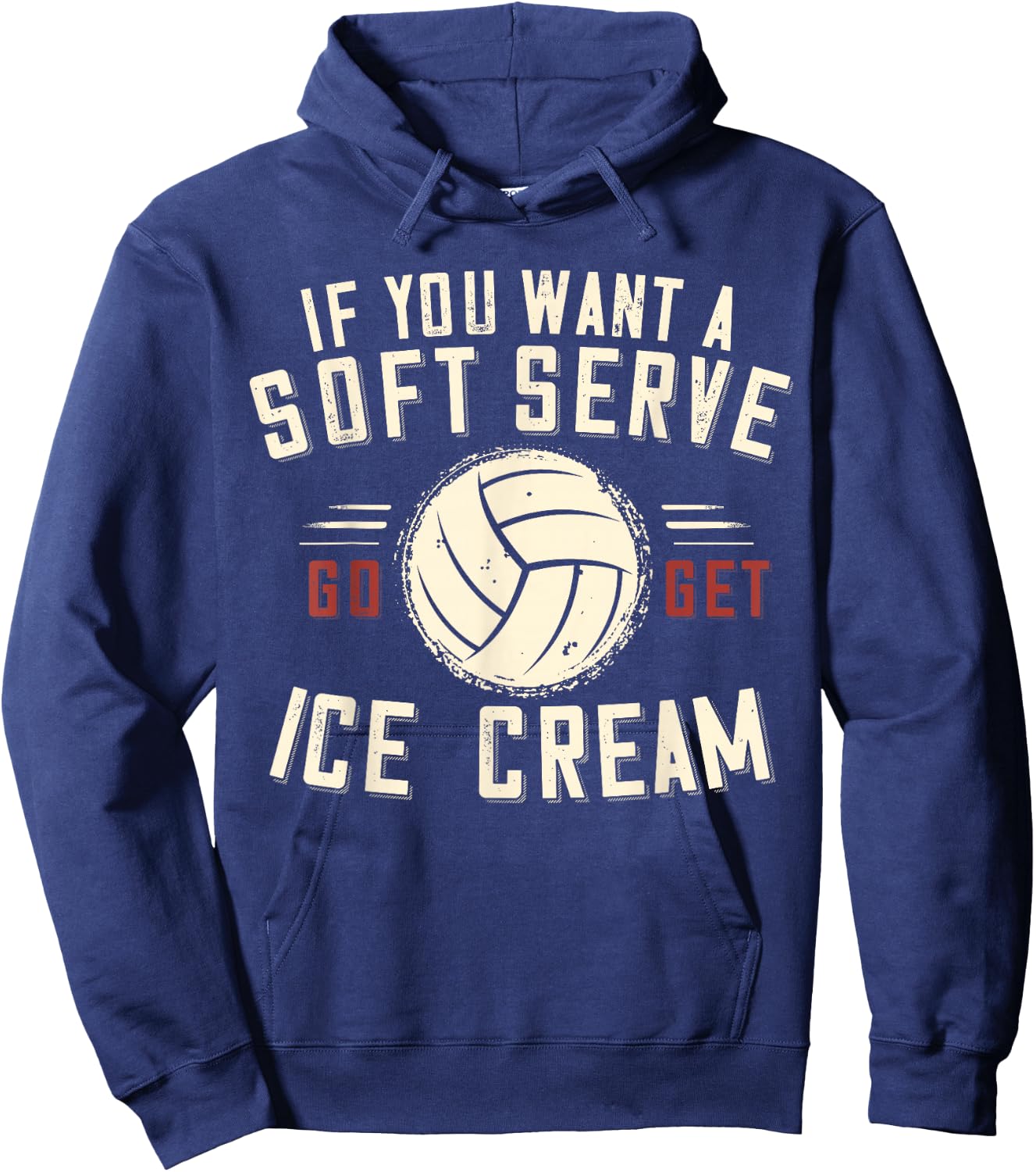 Funny Volleyball For Girls Teens Women Volleyball Hoodie - Hoodie | Navy