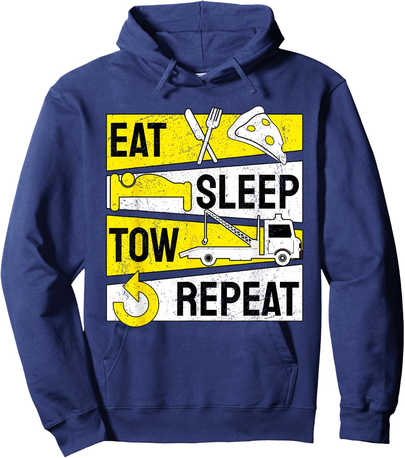 Abschlepper Abschleppdienst Abschleppwagenfahrer Hoodie - Hoodie | Navy