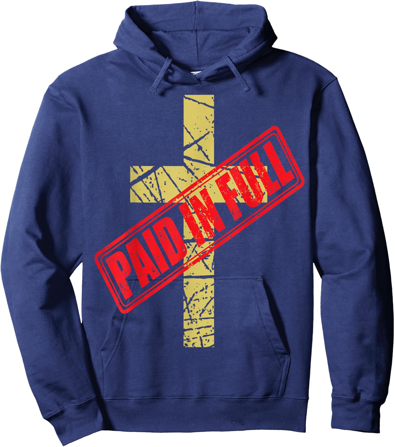 Cross PAID IN FULL Hoodie - Hoodie | Navy