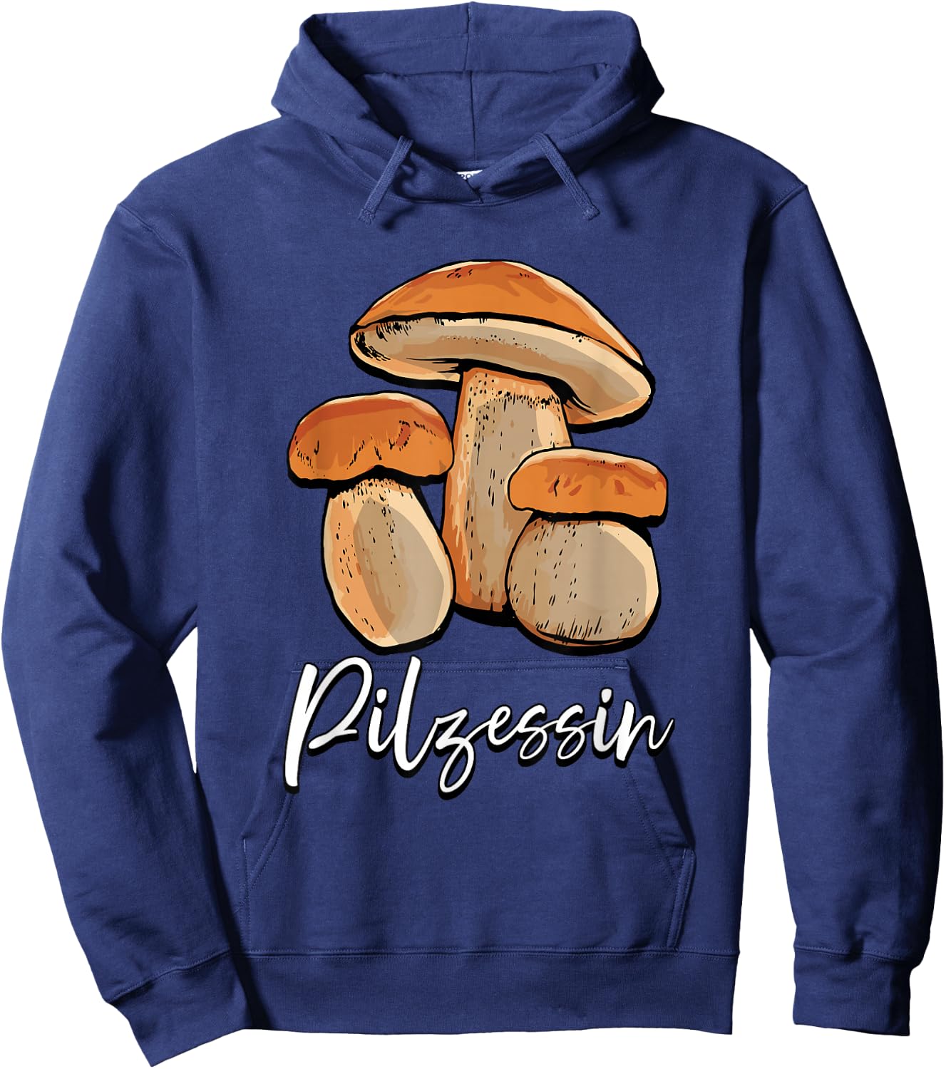 Pilzessin Mushroom Collector , black, s Hoodie - Hoodie | Navy