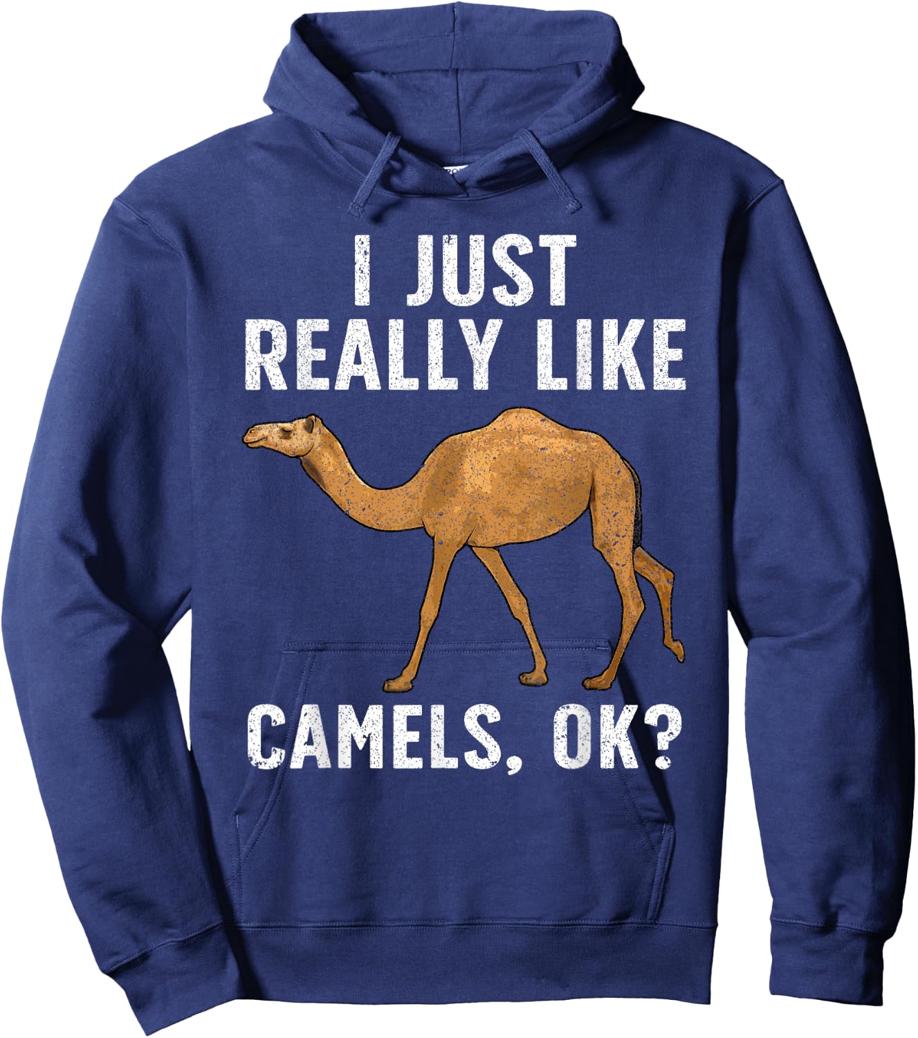 Camel Art Women Dromedary Africa Camel Lover Hoodie - Hoodie | Navy