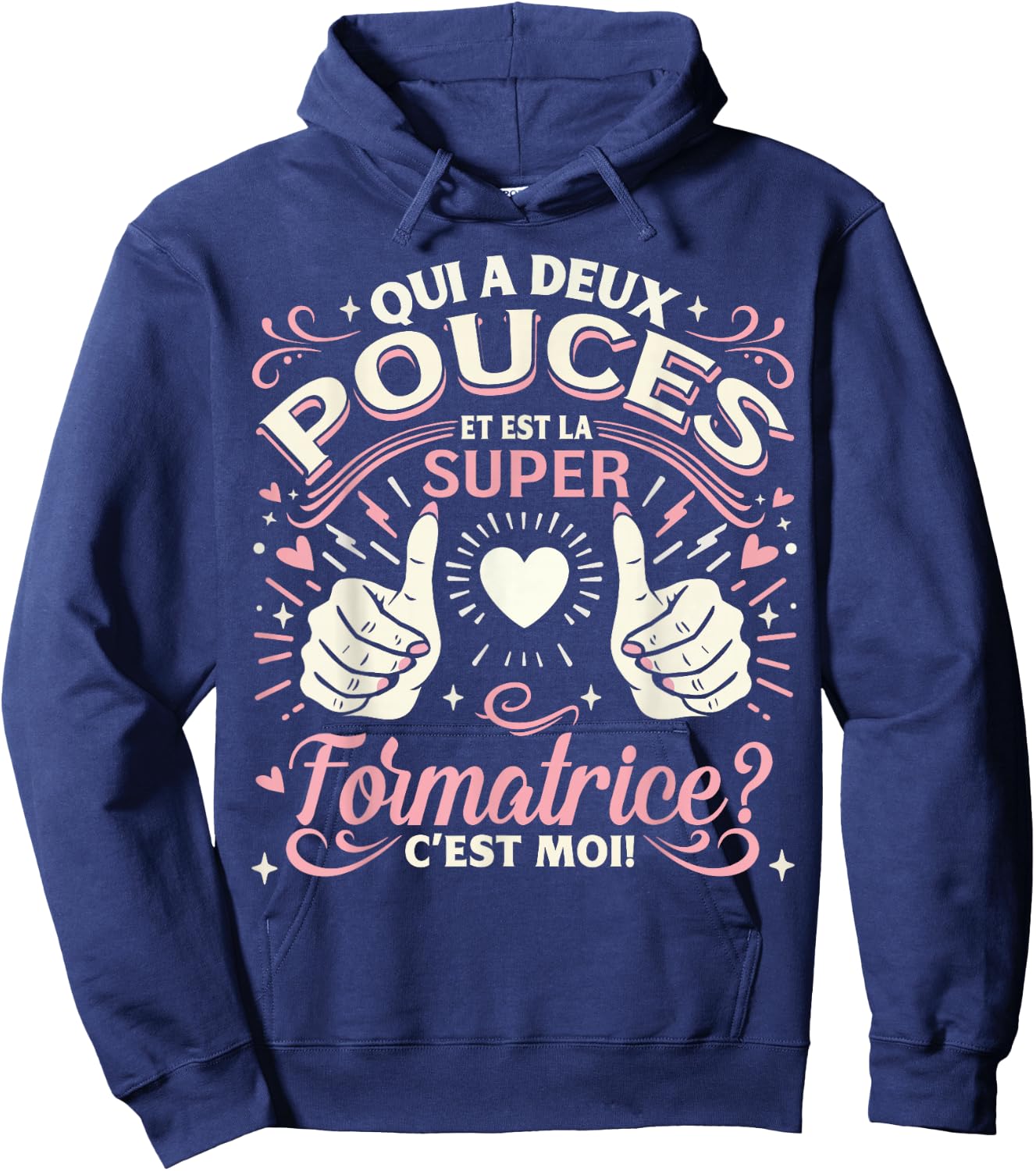 A Super Trainer Gift IFSI , Black, S Hoodie - Hoodie | Navy