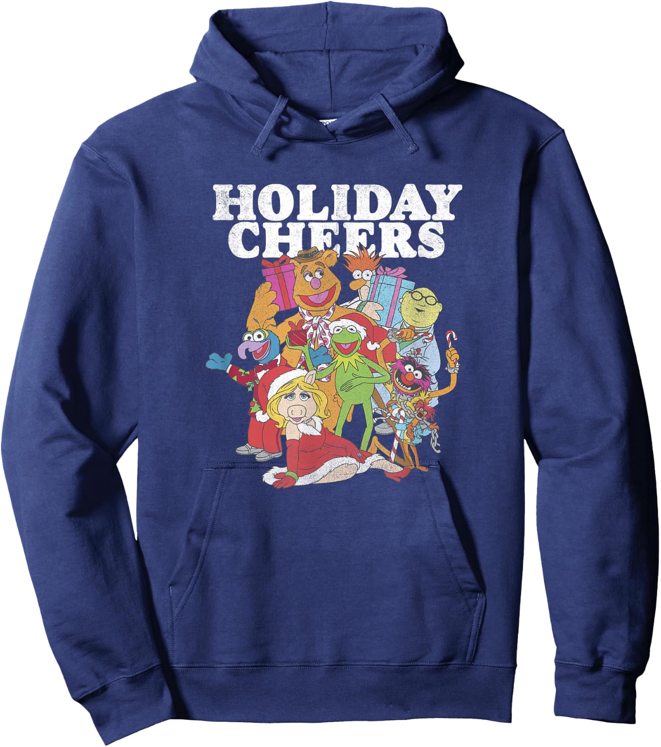 Disney Christmas The Muppets Holiday Cheers Hoodie - Hoodie | Navy