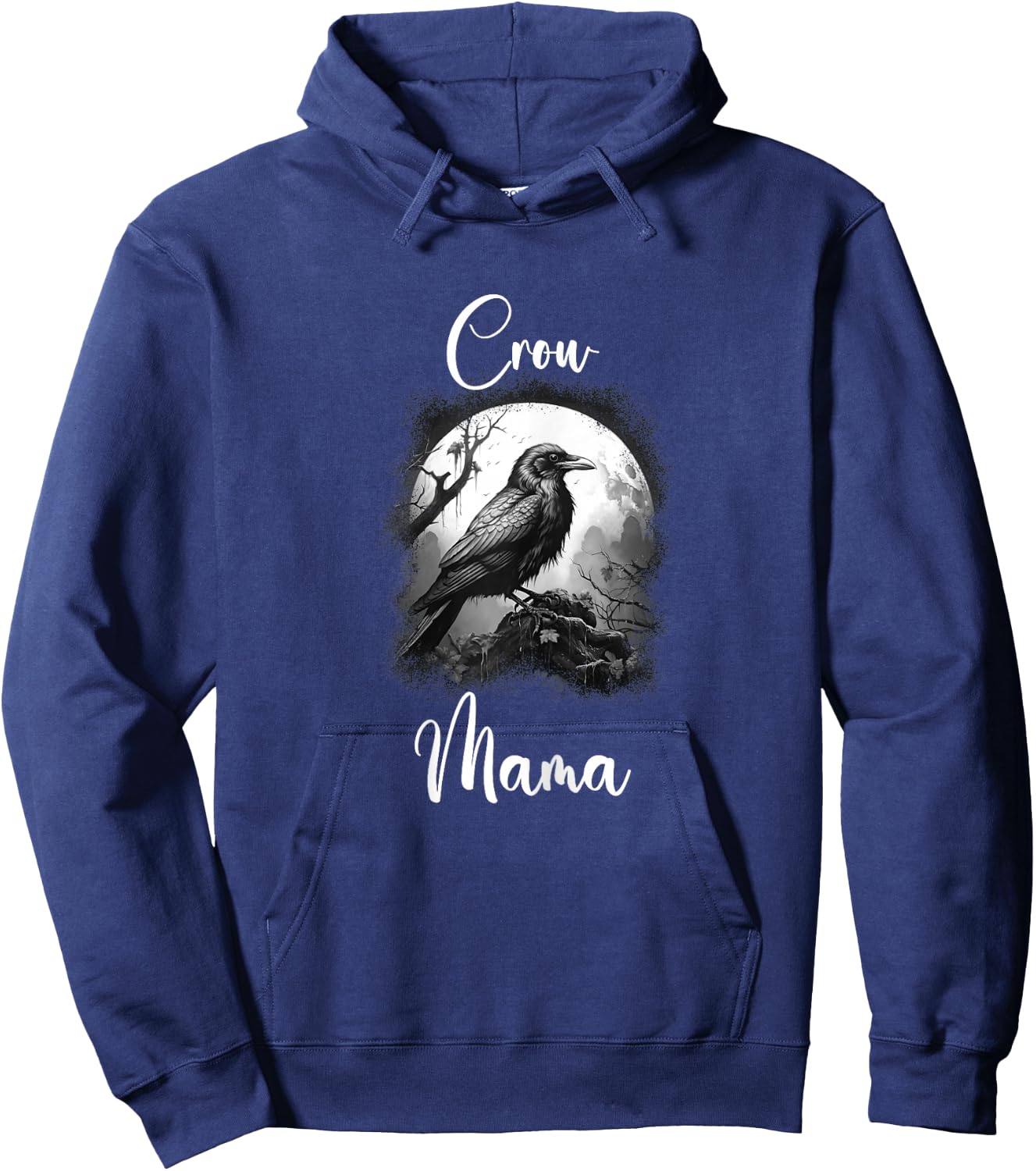 Crow Mama Shirt Crow Mom I Love Crows Crow Lover Hoodie - Hoodie | Navy