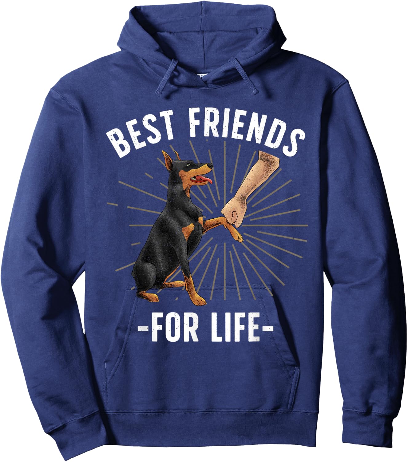 Funny Doberman Design Women Doberman Pinscher Lovers Hoodie - Hoodie | Navy
