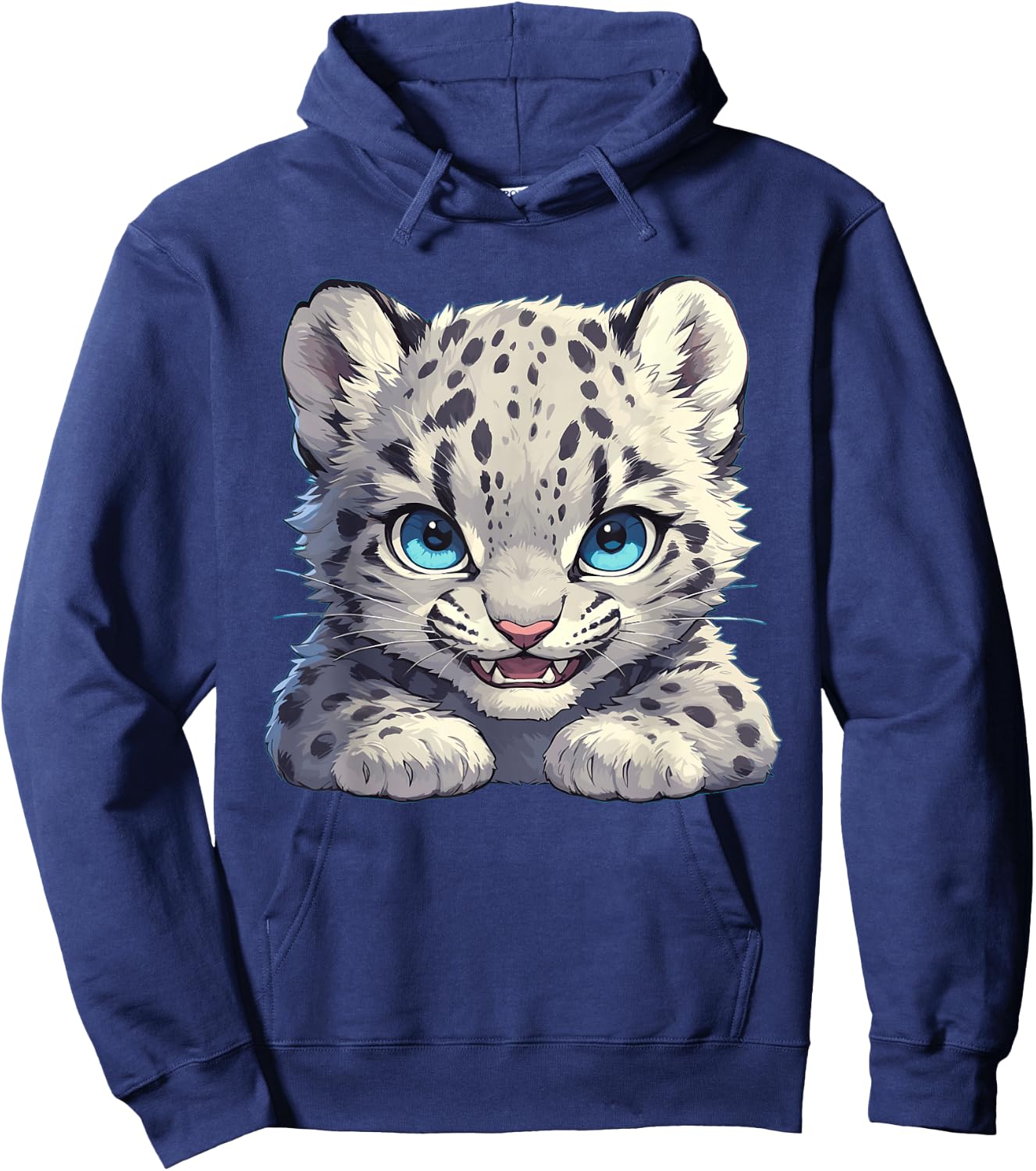 Snow Leopards Lovers Snow Leopard Hoodie - Hoodie | Navy
