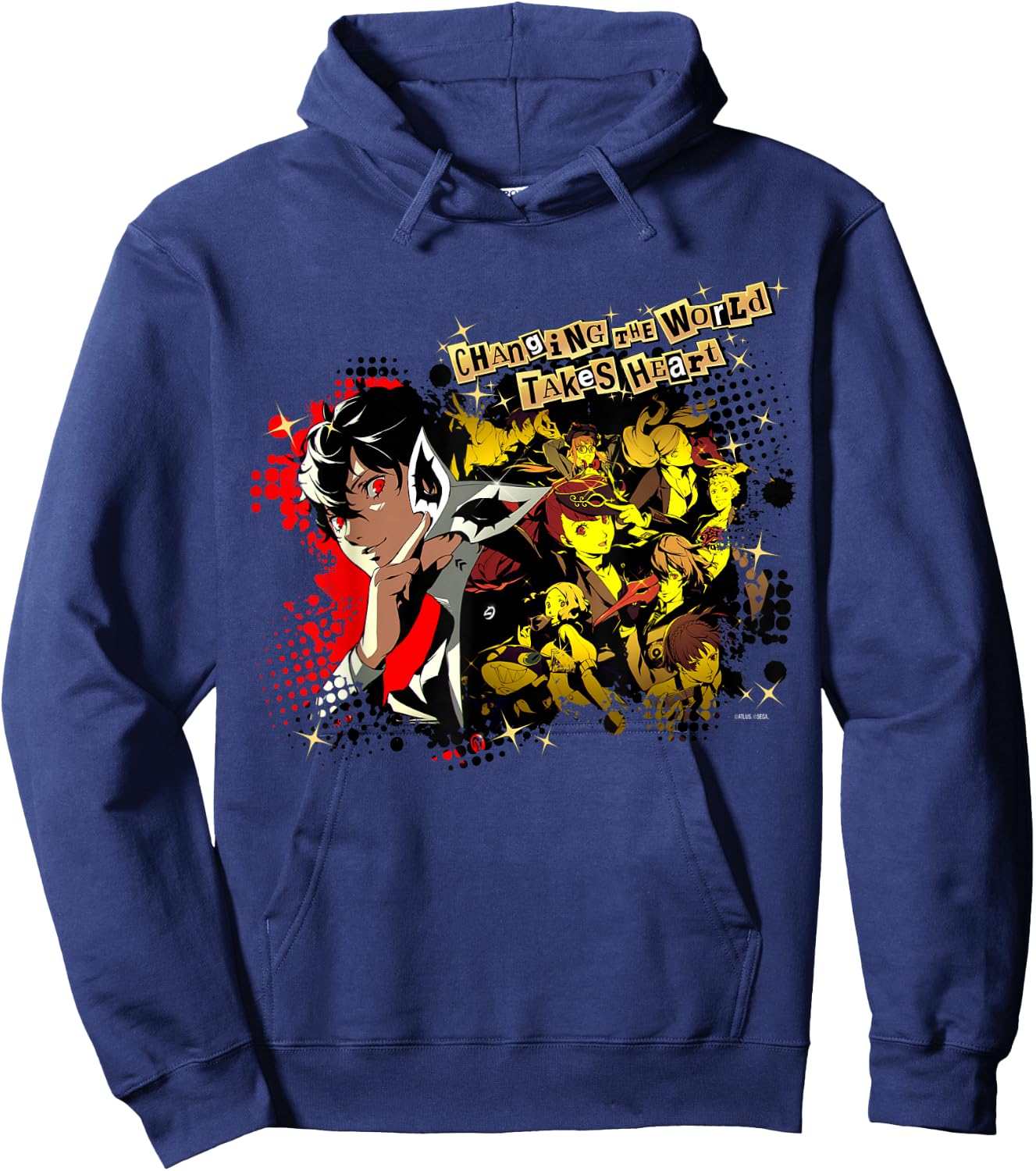 ATLUS Persona 5 Royal: Changing the World Takes Heart Hoodie - Hoodie | Navy