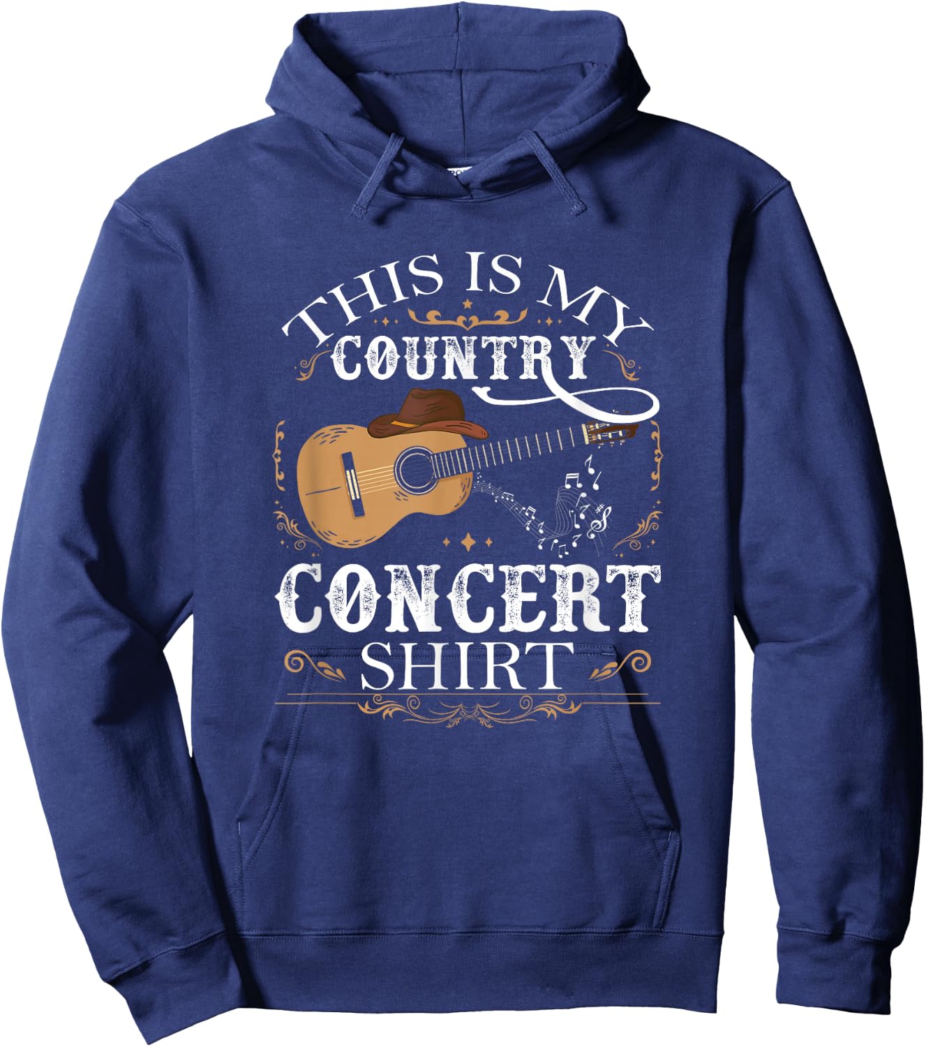 Country Music Country Concert Hoodie - Hoodie | Navy