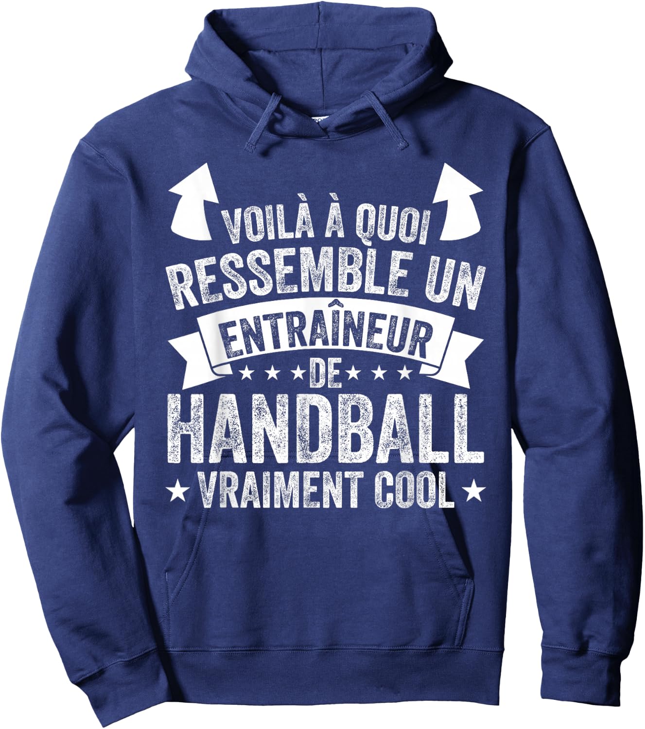 Funny A Handball Coach Really Cool Coach , Black, S Hoodie - Hoodie | Navy