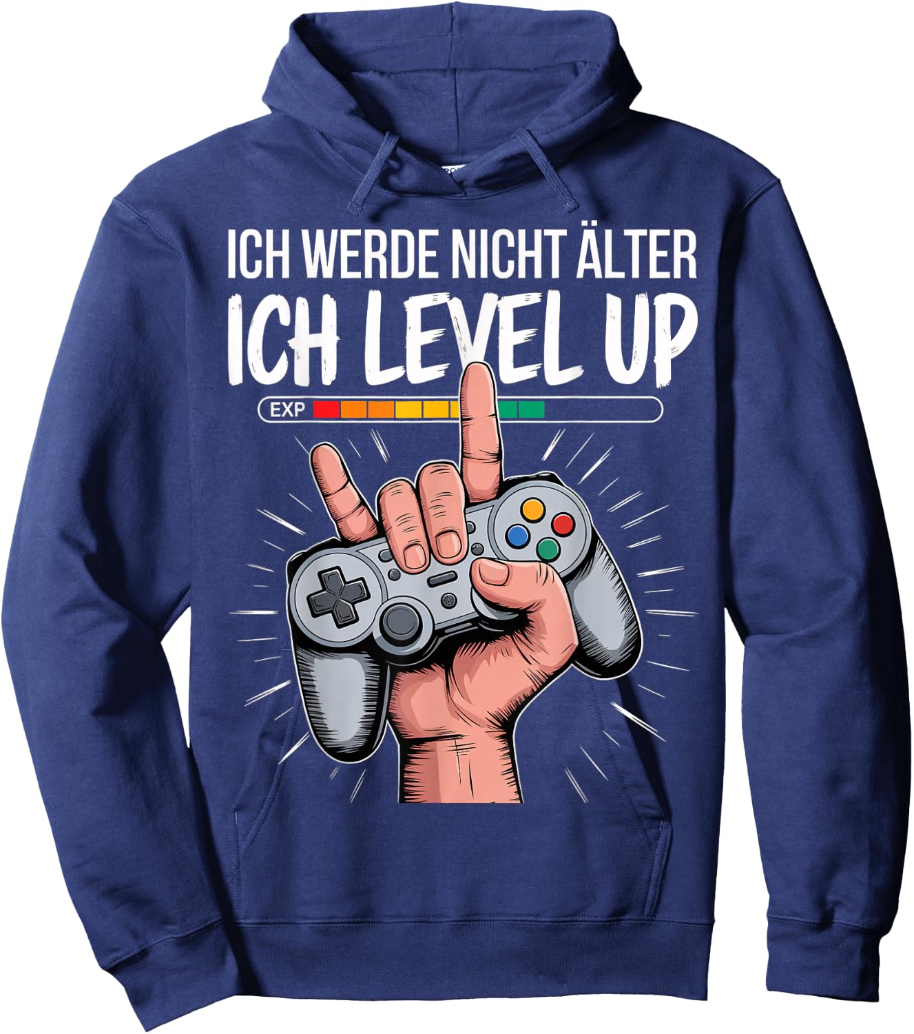 Gaming Console Gamer Video Game Gamer Birthday Gift , black Hoodie - Hoodie | Navy