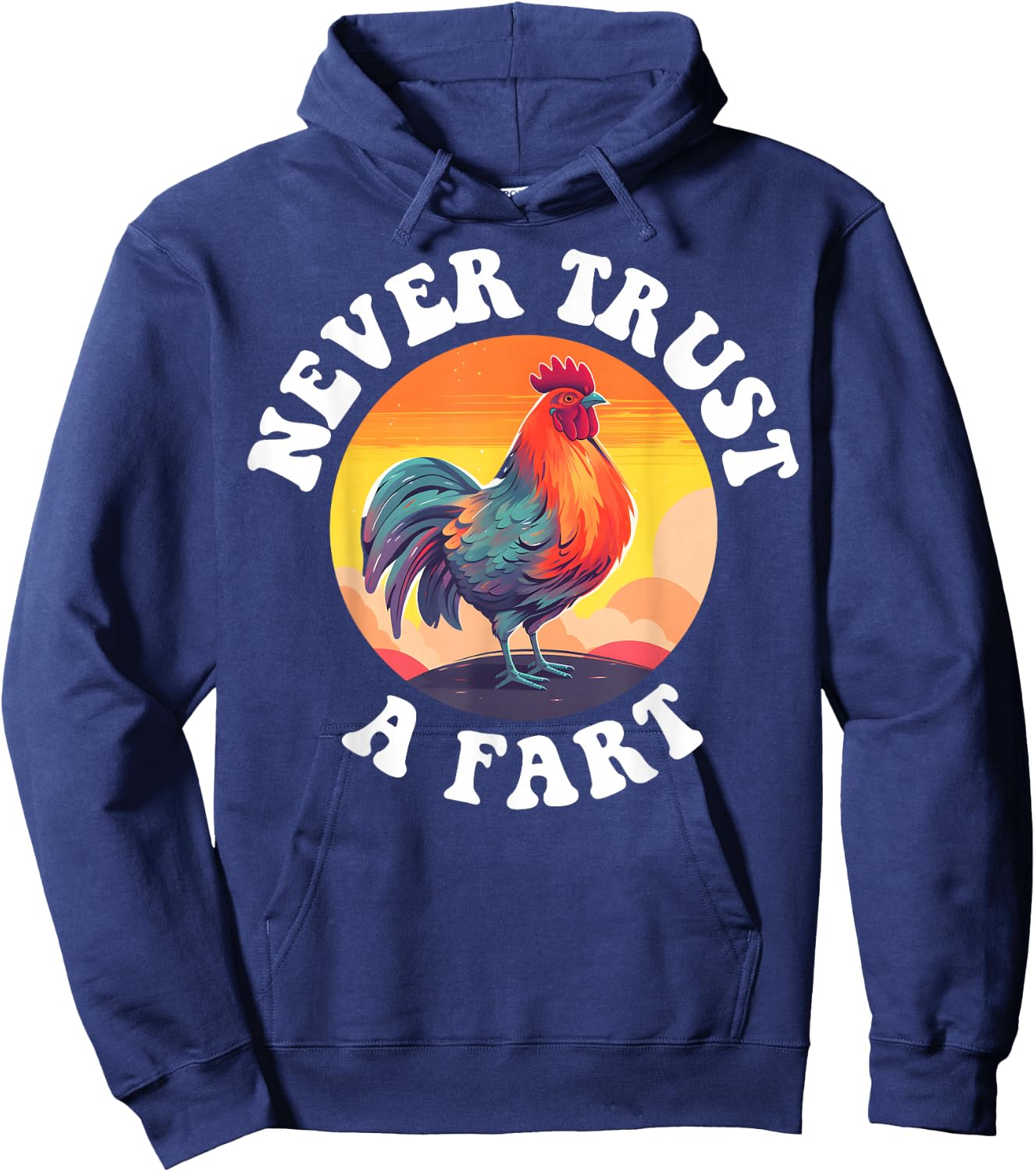 Never Trust A Fart Hoodie - Hoodie | Navy