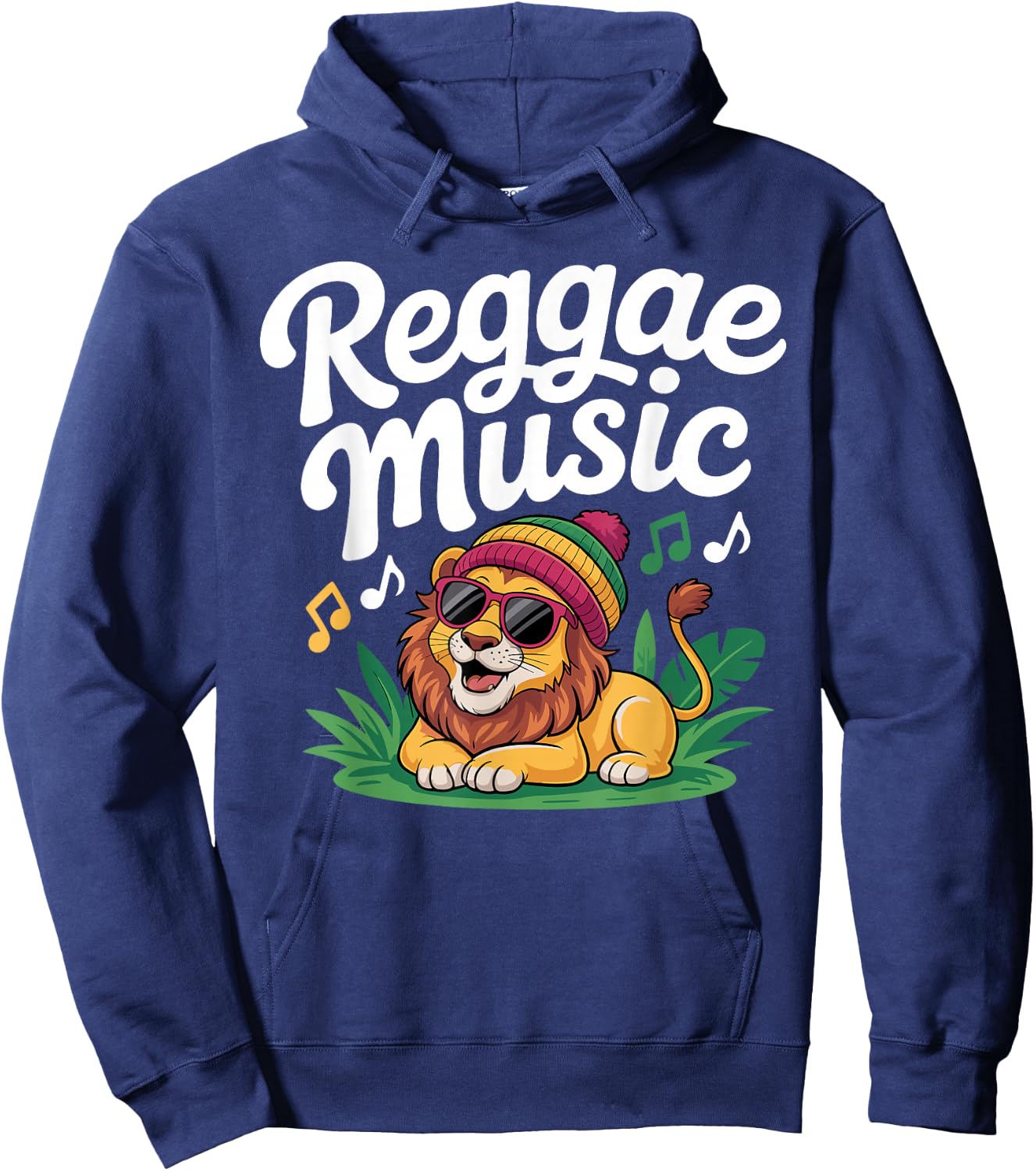 Funny Reggae Art Women Jamaican Rasta Rastafari Hoodie - Hoodie | Navy