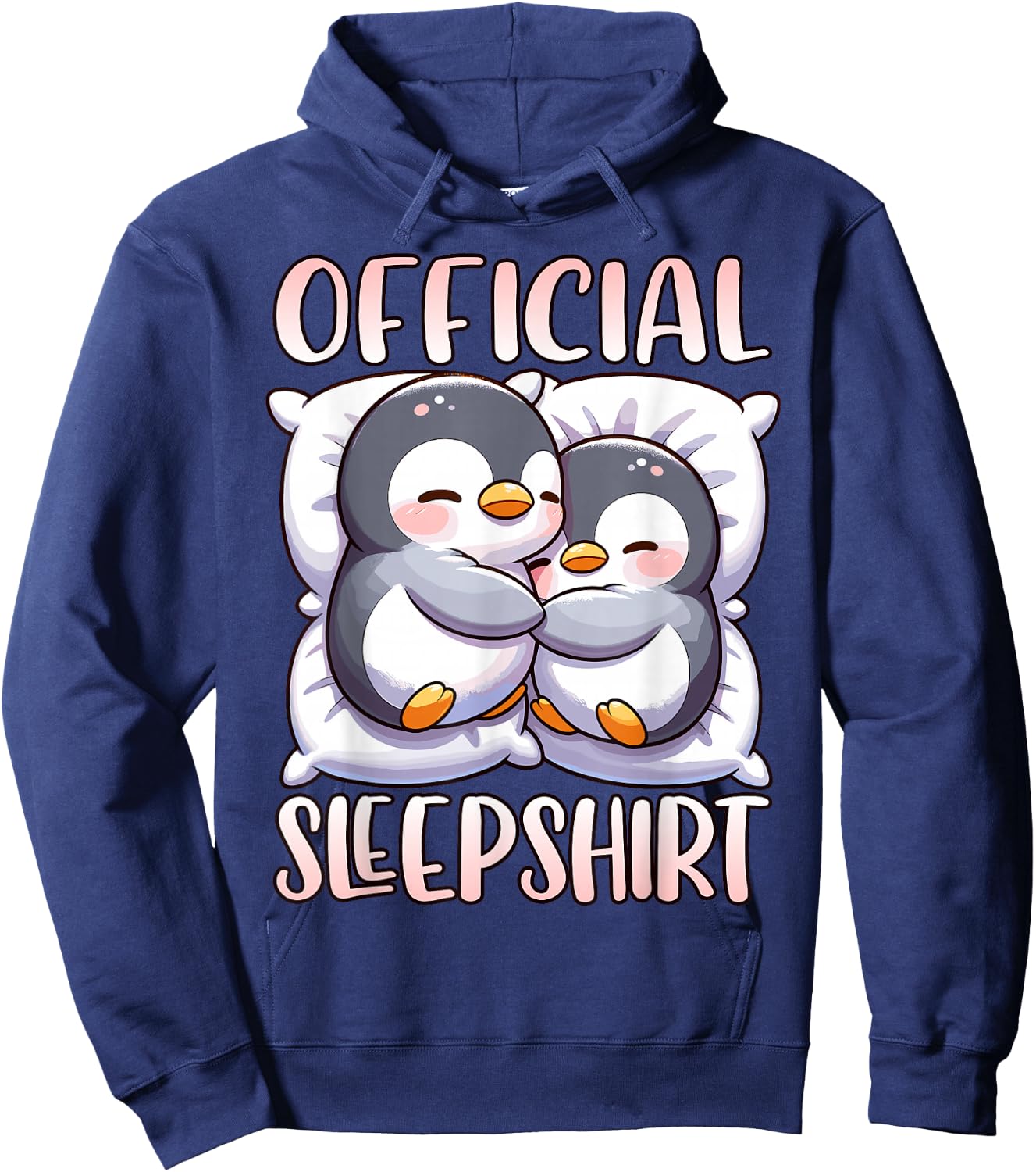 Sleep Penguin, Official Sleepshirt, Nightshirt & Sleeping Hoodie - Hoodie | Navy