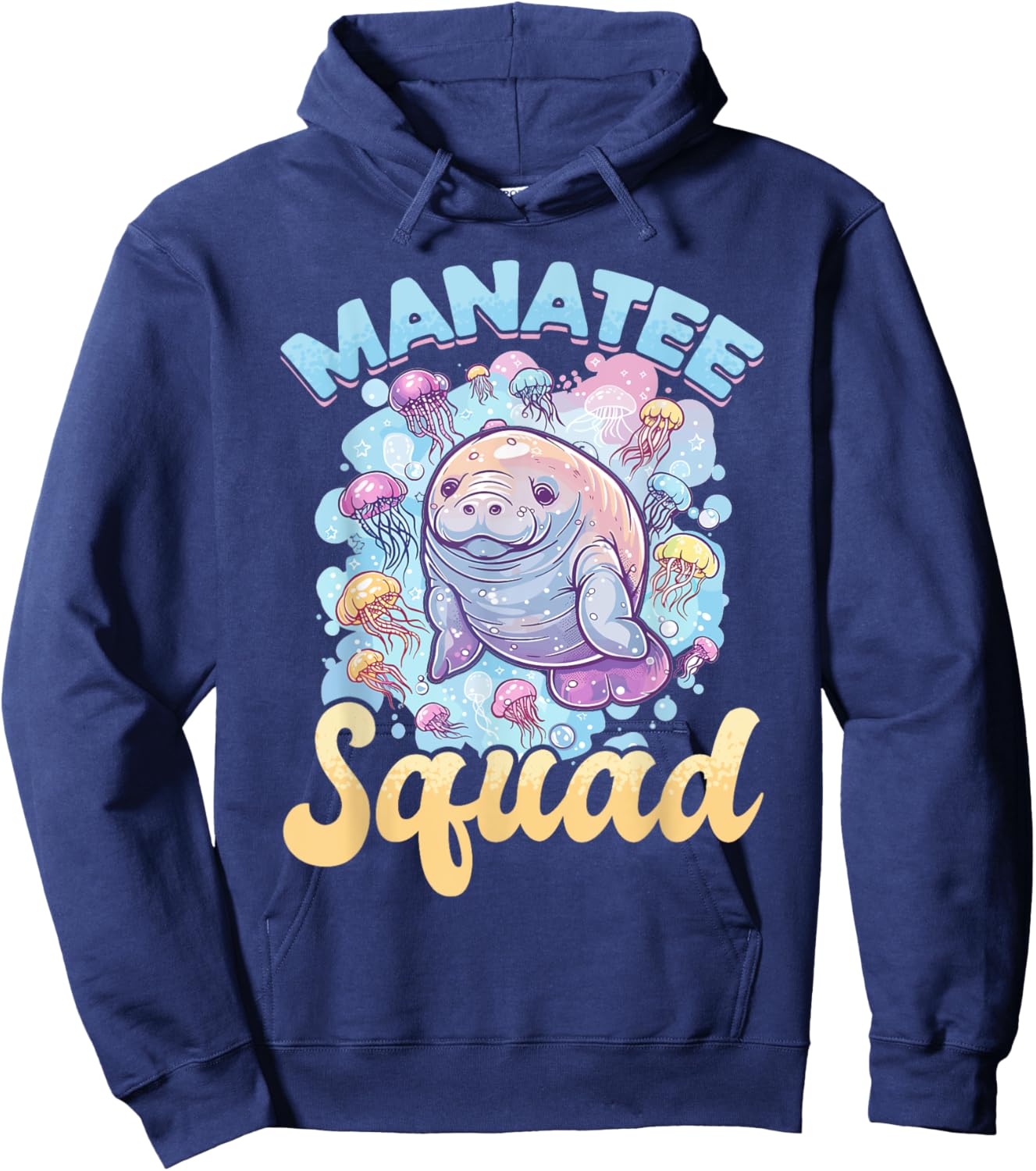 Funny Manatee Animal Protect our sea cows Hoodie - Hoodie | Navy