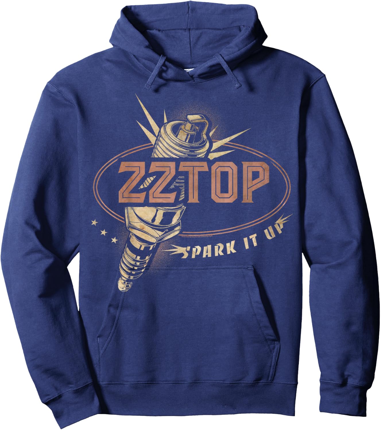 ZZ Top Spark it Up Hoodie - Hoodie | Navy