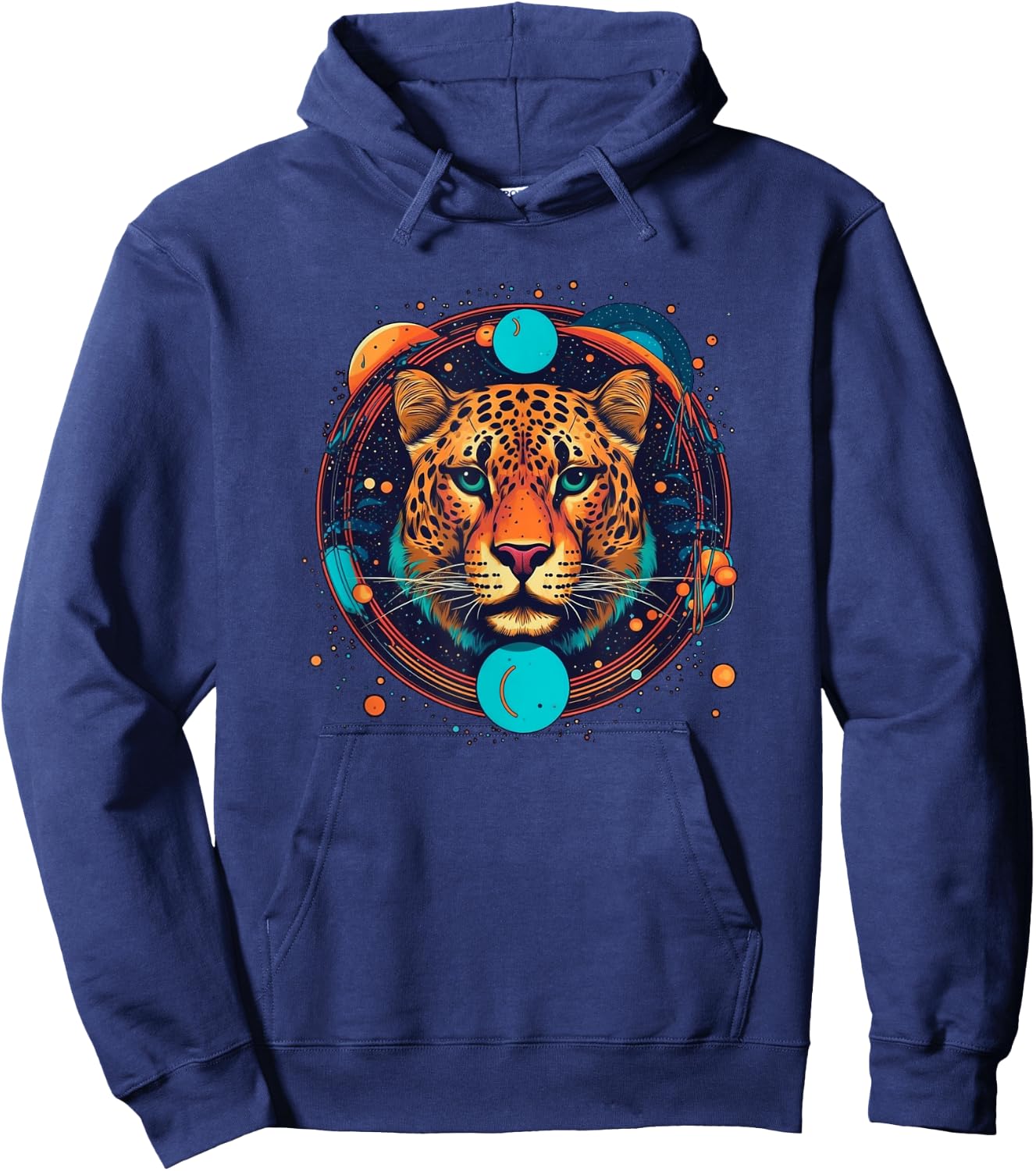 Leopard Wild Animal Leopard Men Women Kids Hoodie - Hoodie | Navy