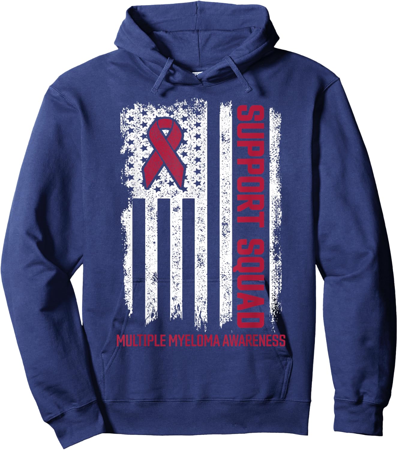 Multiple Myeloma Support Squad Multiple Myeloma Awareness Hoodie - Hoodie | Navy