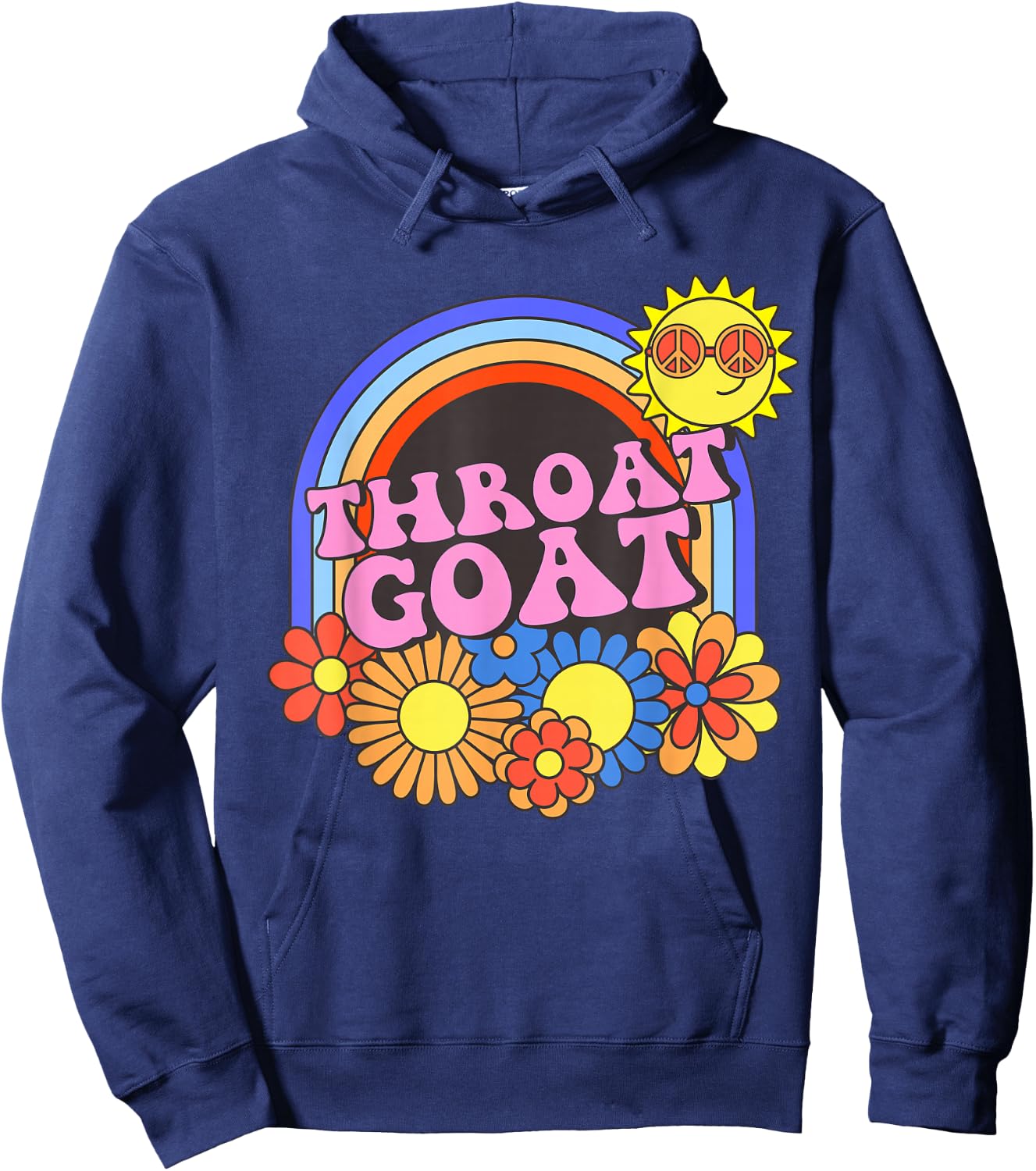 Inappropriate Throat Goat Embarrassing Adult Humor Hoodie - Hoodie | Navy
