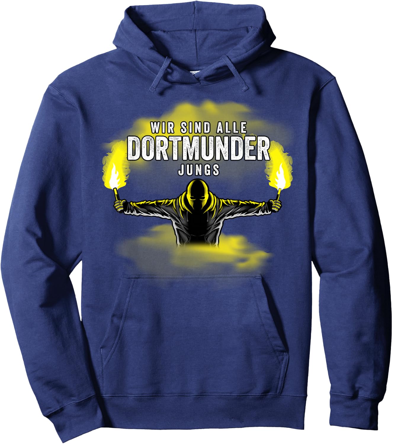 DORTMUNDER Jungs - Fussball - Dortmund - PYRO - BENGALO Hoodie - Hoodie | Navy