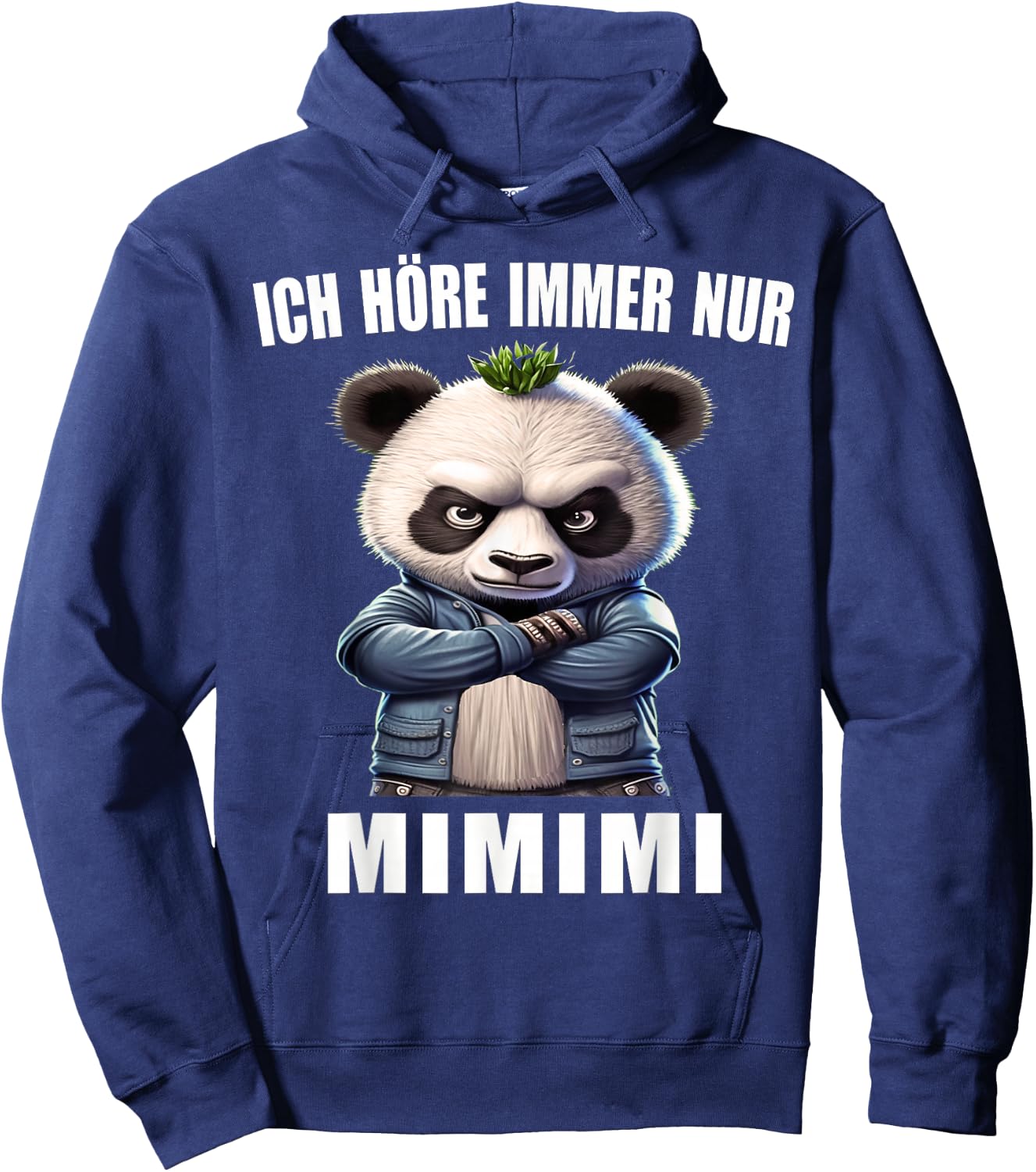 Ich hörre immer nur Mimimi Heulsuse heul doch Mi mi , black Hoodie - Hoodie | Navy