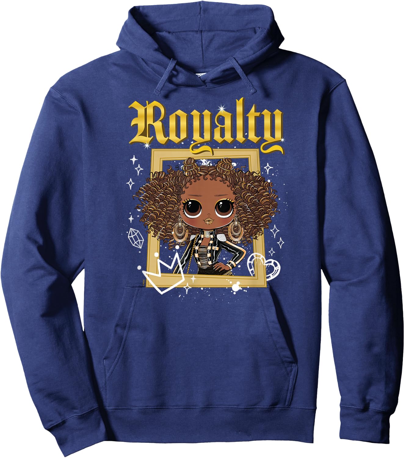 LOL OMG! - Royal Bee Frame Hoodie - Hoodie | Navy