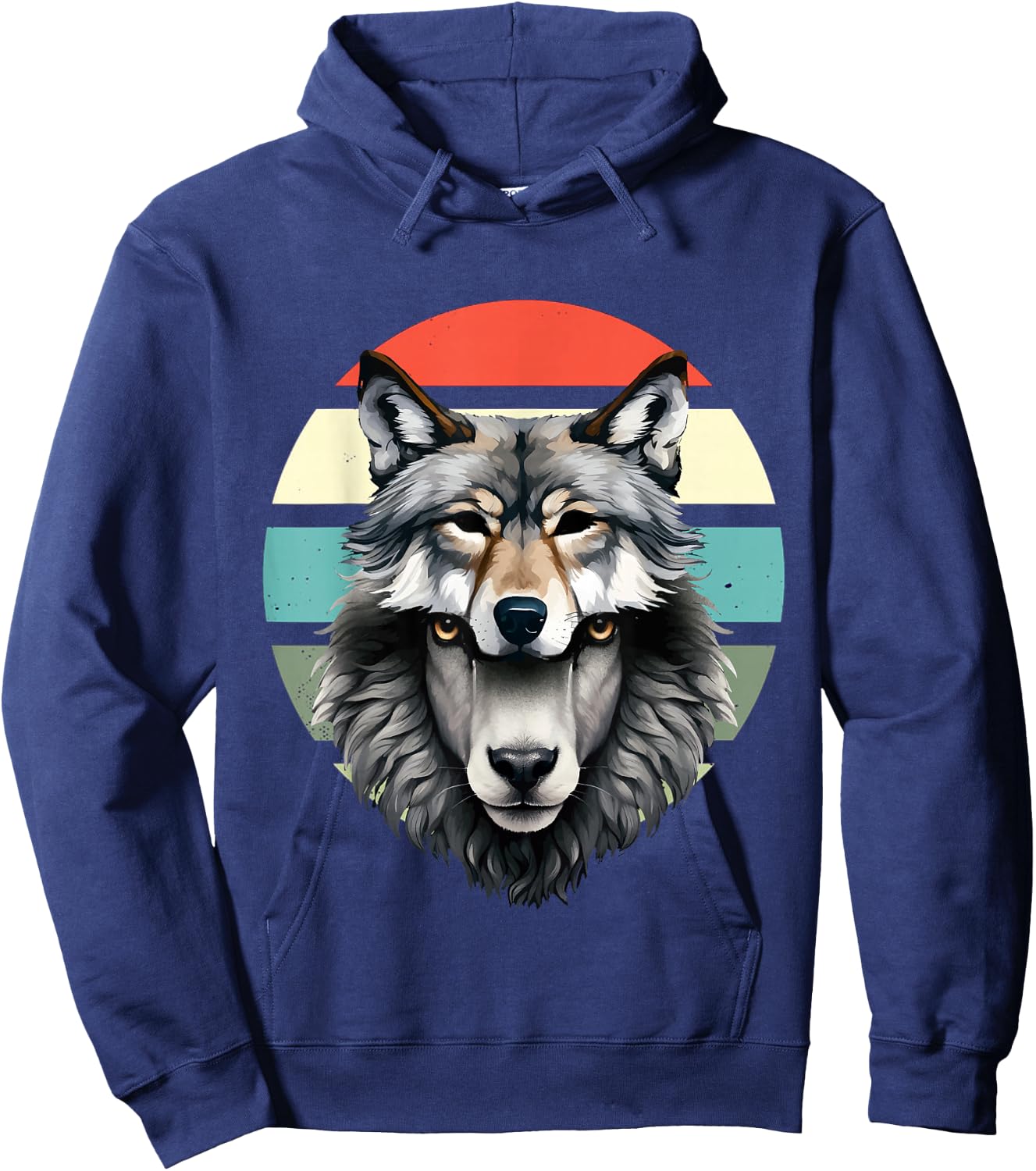 A wolf in sheep's clothing Wolf Dog Wolf Lover Animal Nature Hoodie - Hoodie | Navy