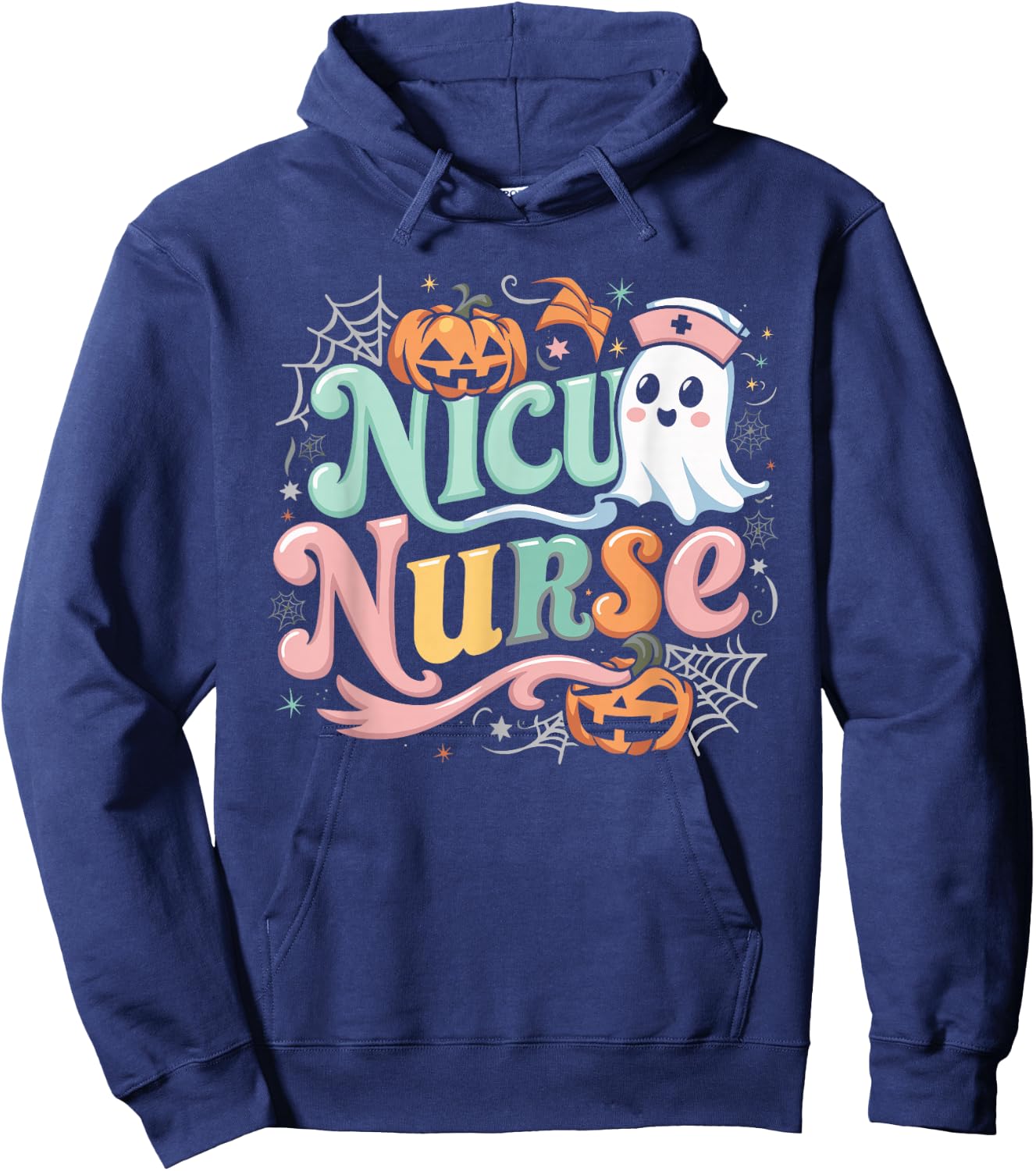 NICU Nurse Infant Care Halloween Costume Hoodie - Hoodie | Navy