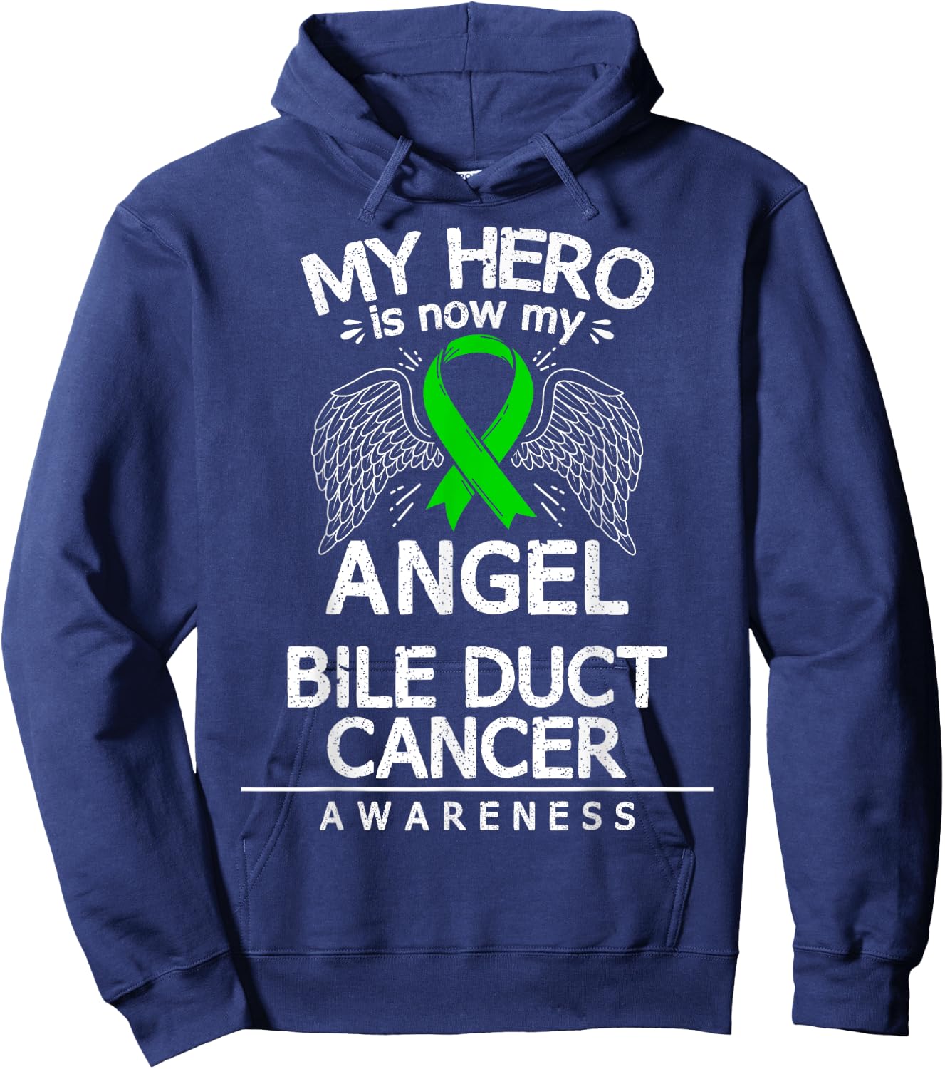 Cholangiocarcinoma Awareness Bile Duct Cancer Survivor Hoodie - Hoodie | Navy