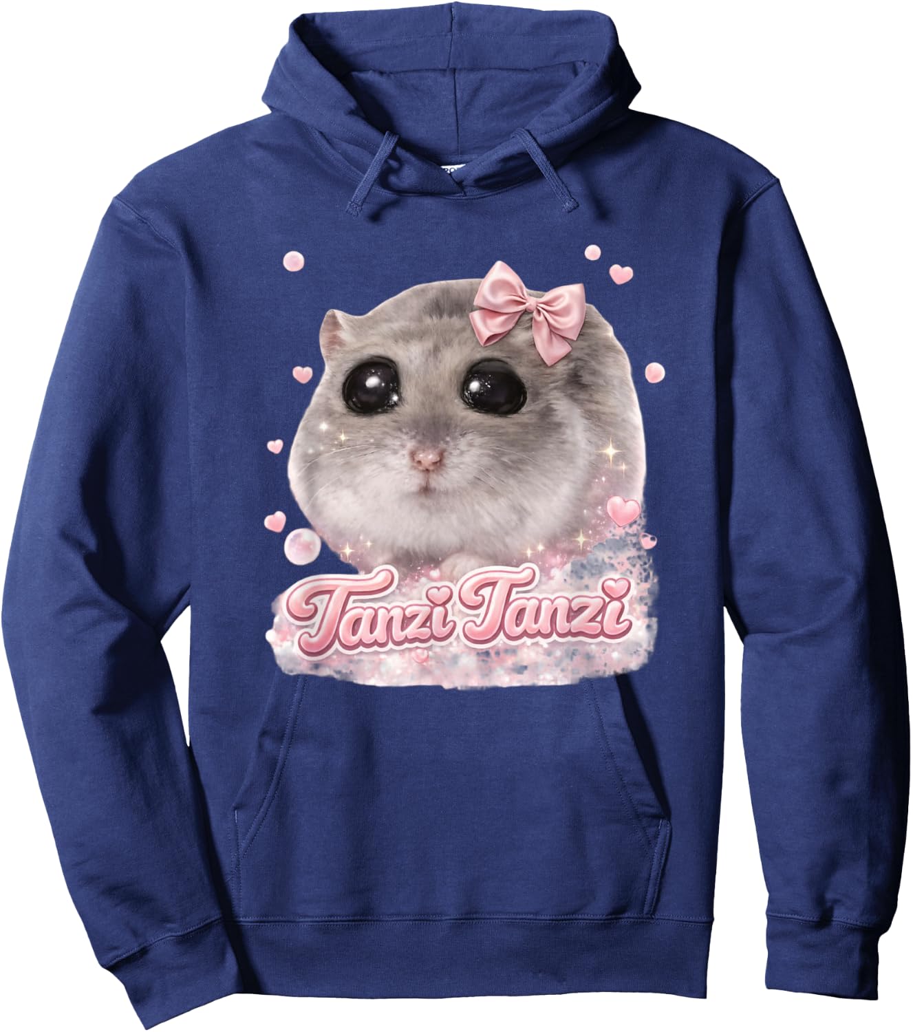 Tanzi Tanzi Lustiger Hamster Hamstie Meme Tanzen Hoodie - Hoodie | Navy
