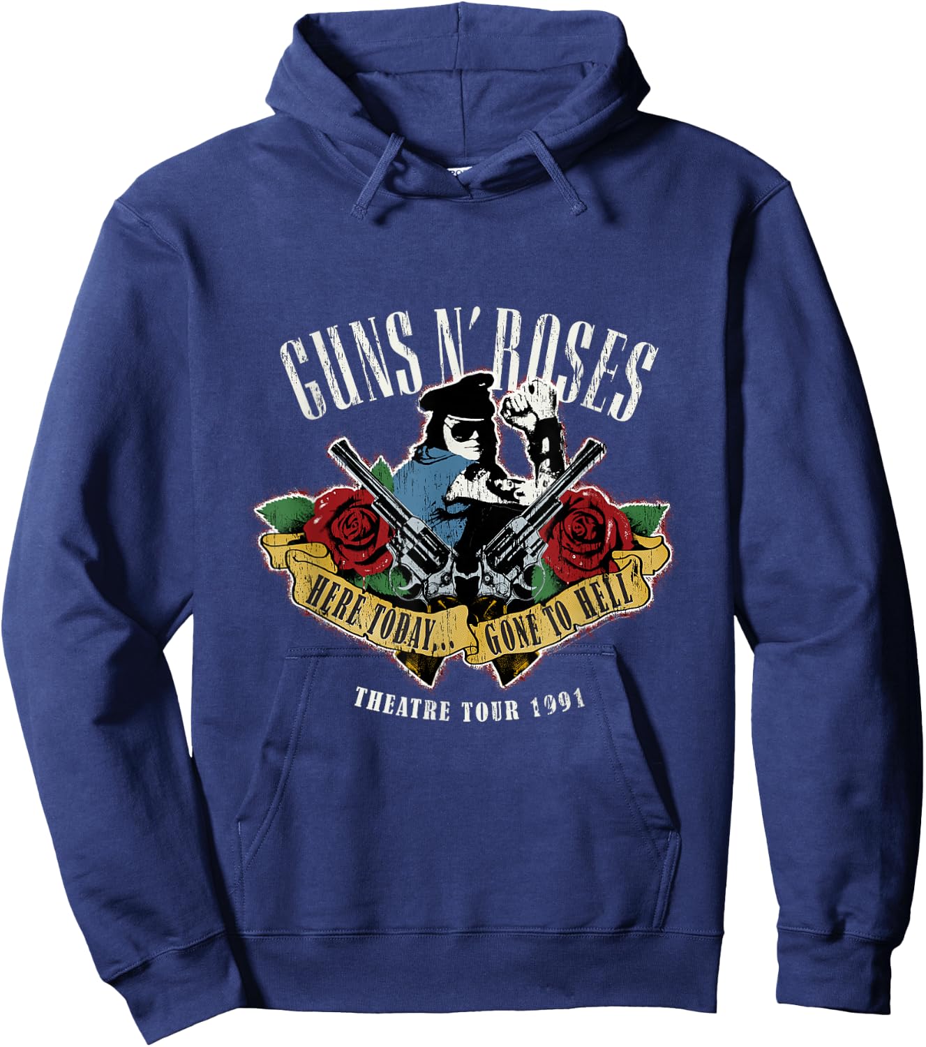 Guns N' Roses Offizielles Here Today Gone To Hell Hoodie - Hoodie | Navy