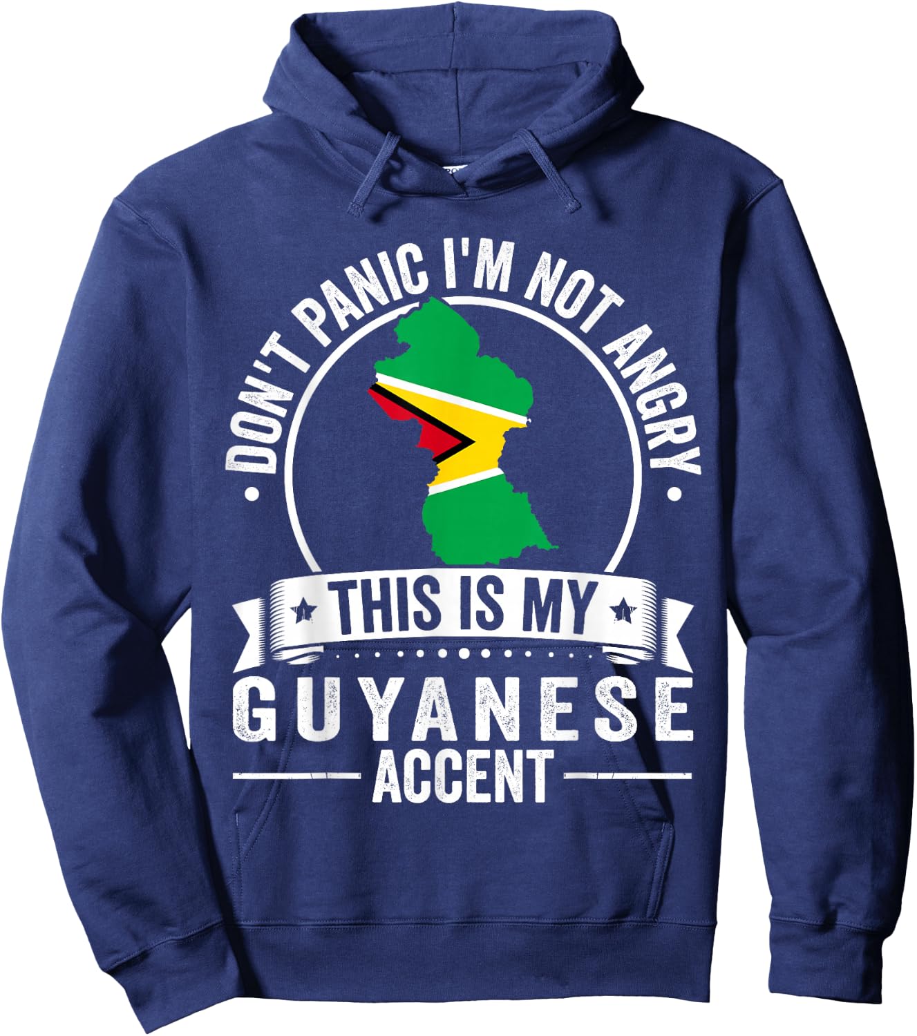Guyanese Roots Outfit Funny Guyana Heritage Men Women Hoodie - Hoodie | Navy