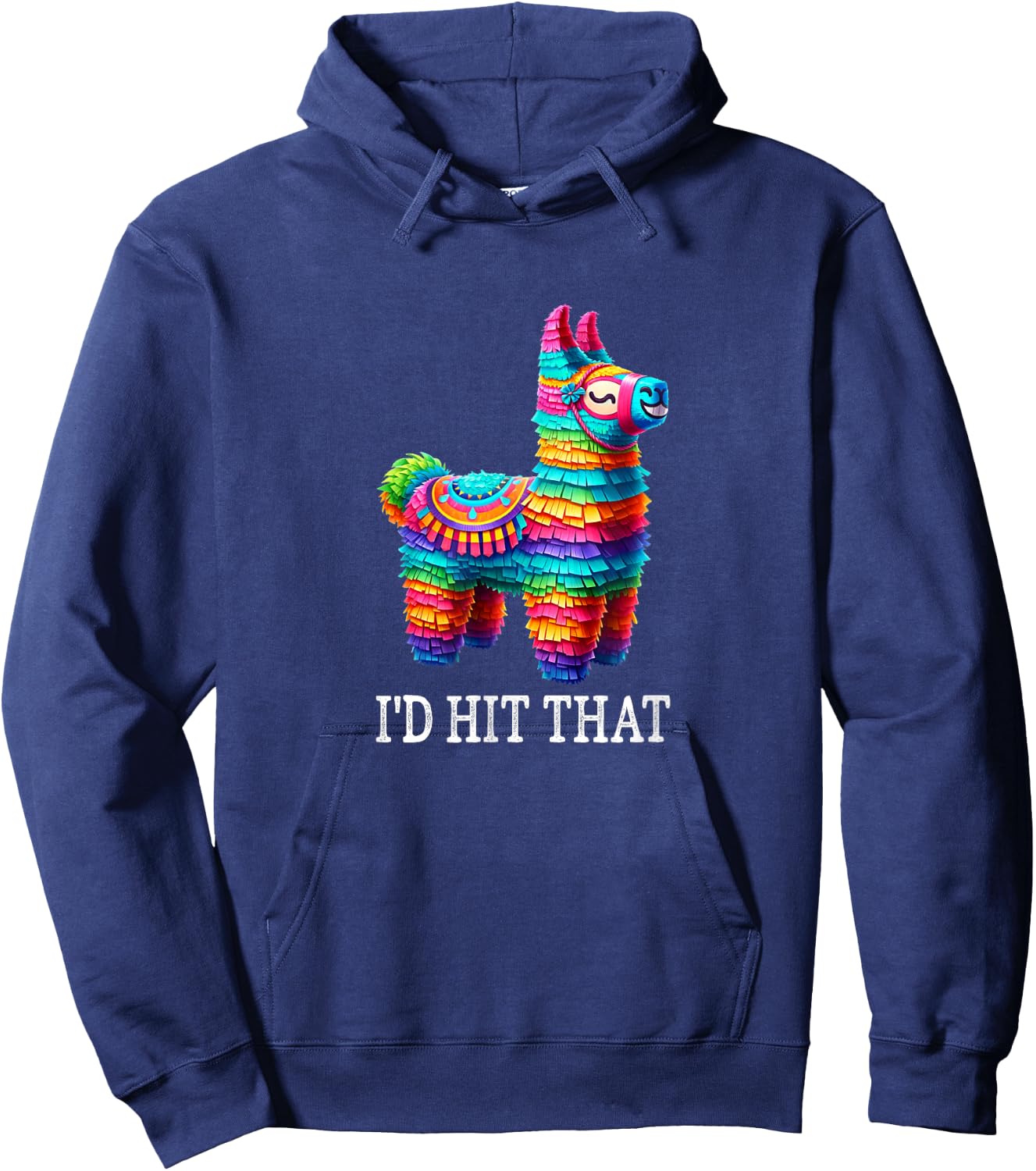 Pinata - I'd Hit That - Vintage Style Hoodie - Hoodie | Navy