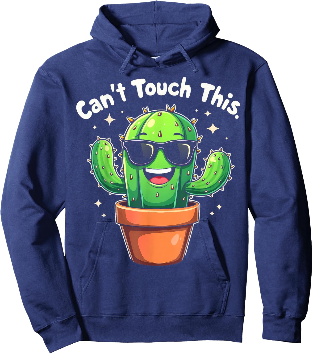 Can't Touch This Cool Cactus Hoodie - Hoodie | Navy