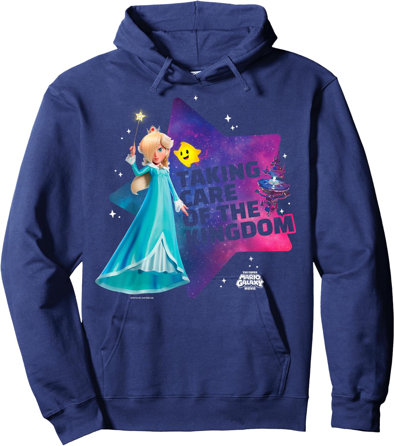 The Super Mario Galaxy Movie Rosalina Taking Care Hoodie - Hoodie | Navy