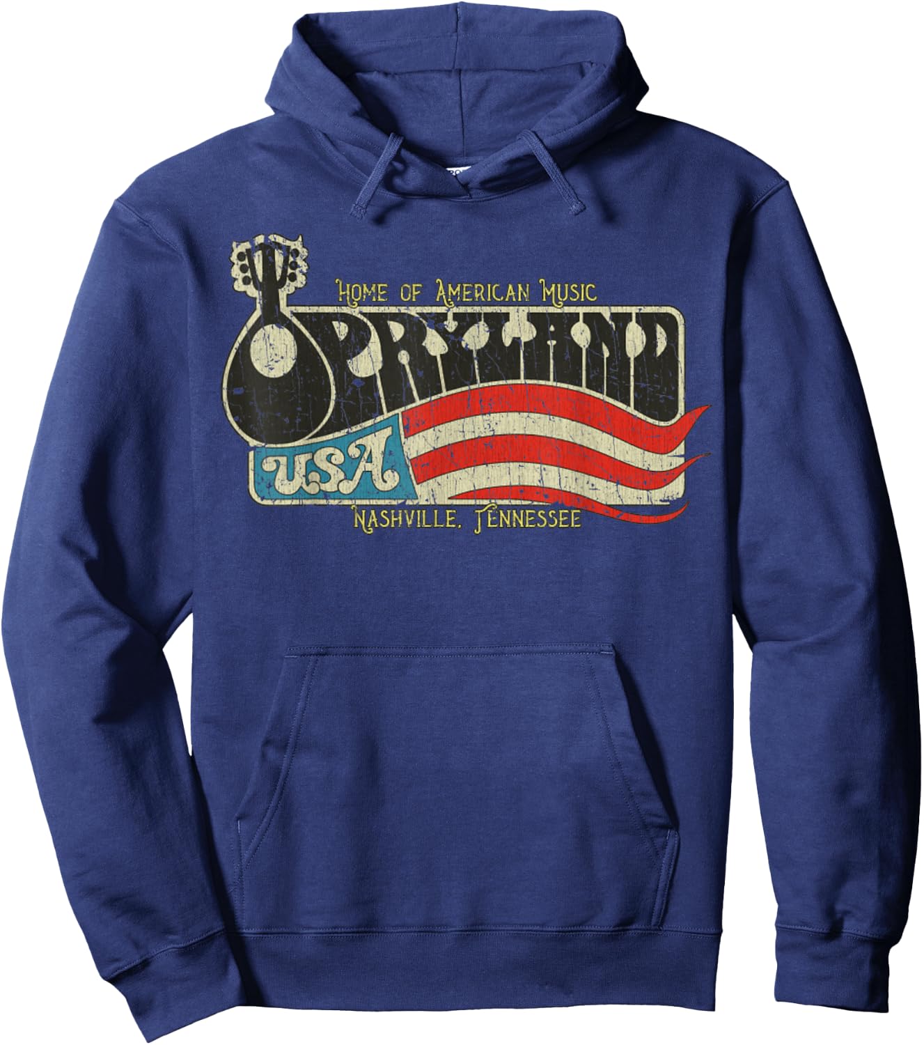 Vintage Opryland USA 1972 Hoodie - Hoodie | Navy