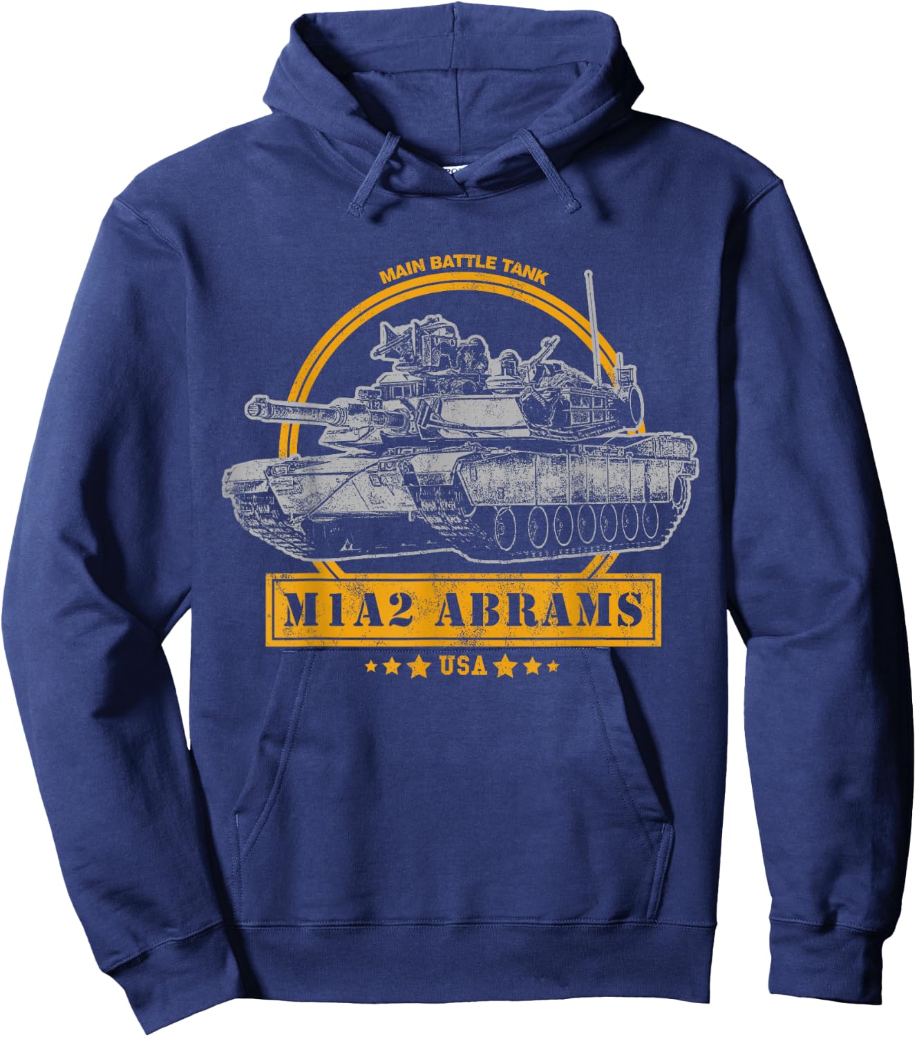 M1A2 Abrams Tank Hoodie - Hoodie | Navy