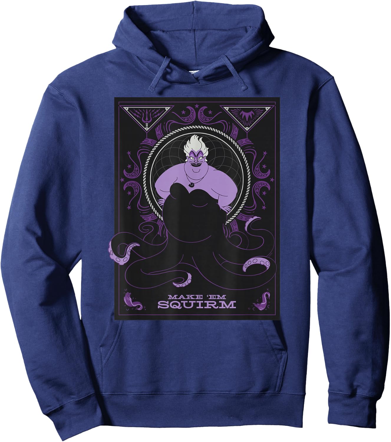 Disney Villains Ursula The Little Mermaid Make ‘Em Squirm Hoodie - Hoodie | Navy