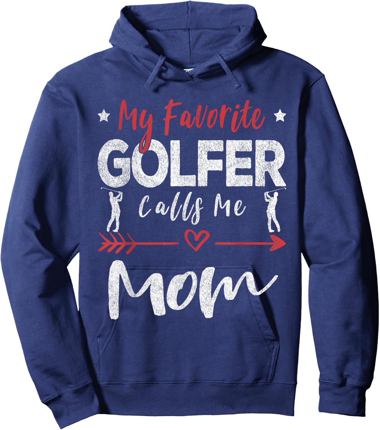 My Favorite Golfer Calls Me Mom Golf Mom Hoodie - Hoodie | Navy