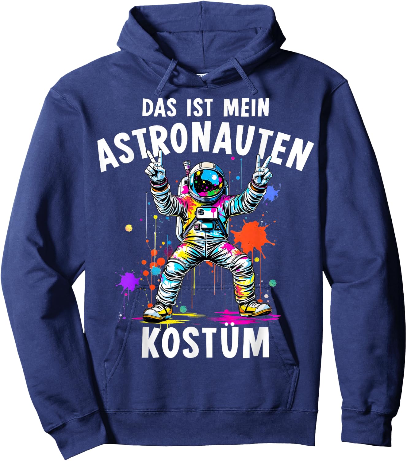 Astronaut Costume for Fancy Dress and Carnival Astronaut , black Hoodie - Hoodie | Navy
