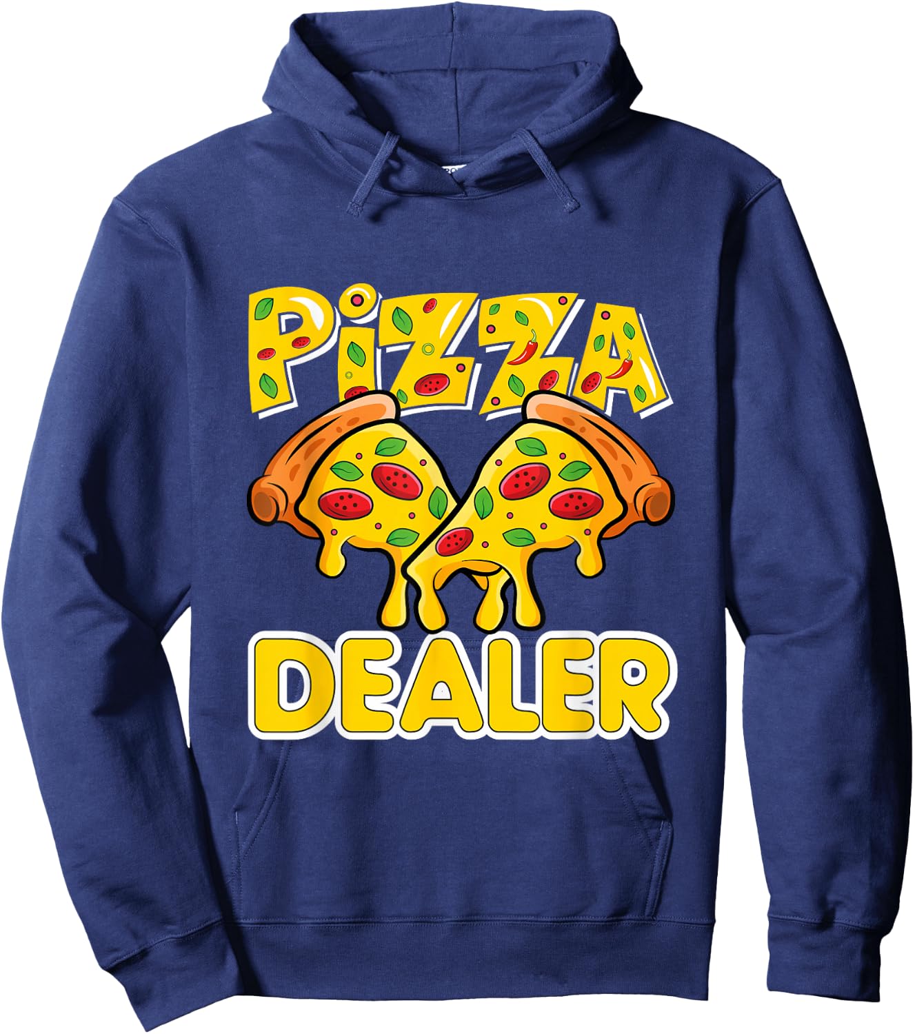 Pizza Dealer Pizza Lover Hoodie - Hoodie | Navy