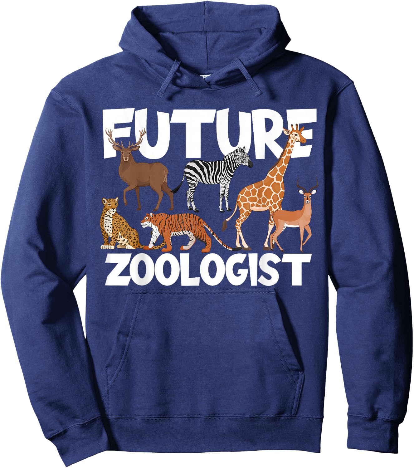 Future Zoologist Zoo Safari Wild Animal Lovers Hoodie - Hoodie | Navy