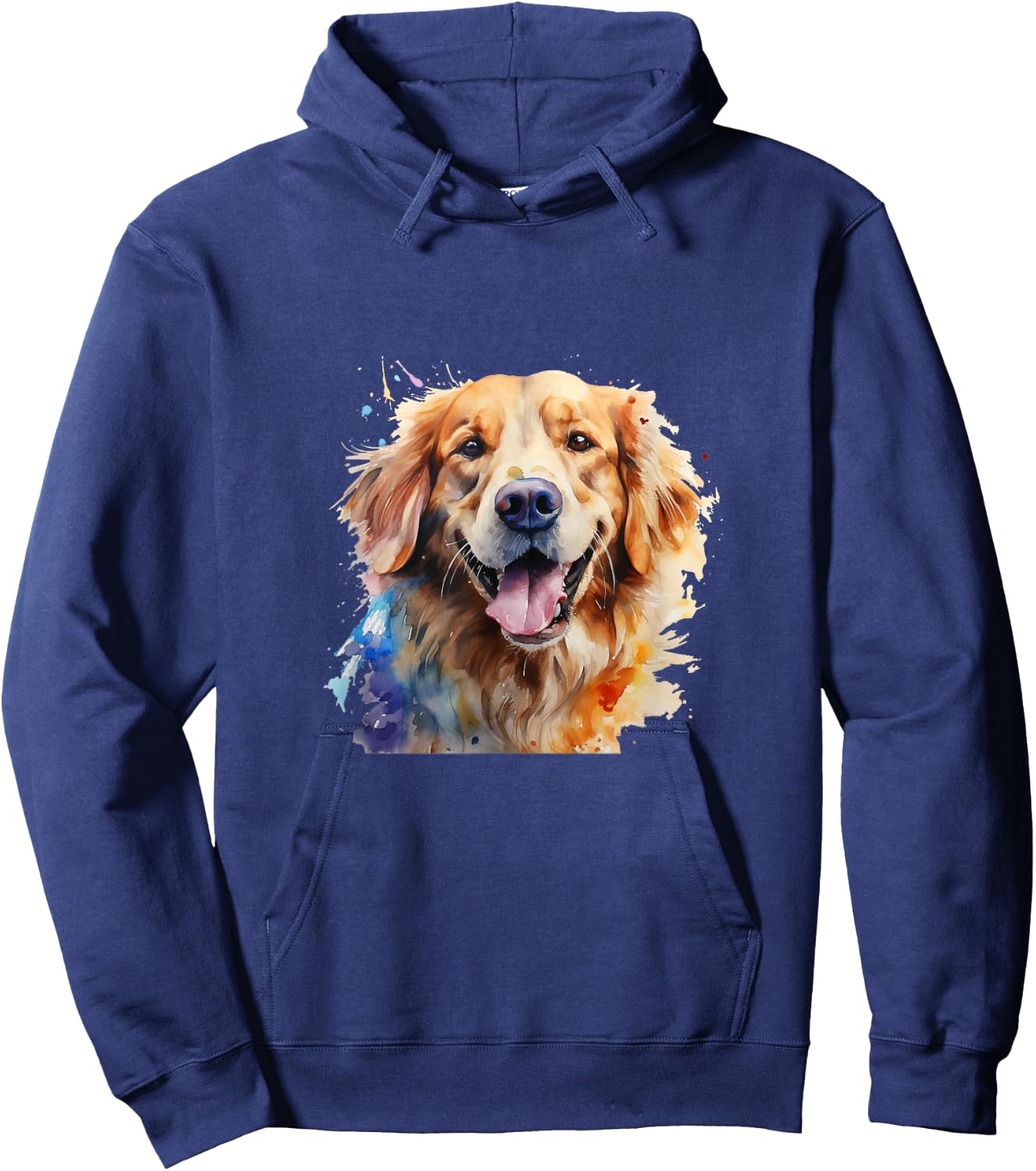 Watercolor Golden Retriever For Golden Retriever Dog Lovers Hoodie - Hoodie | Navy