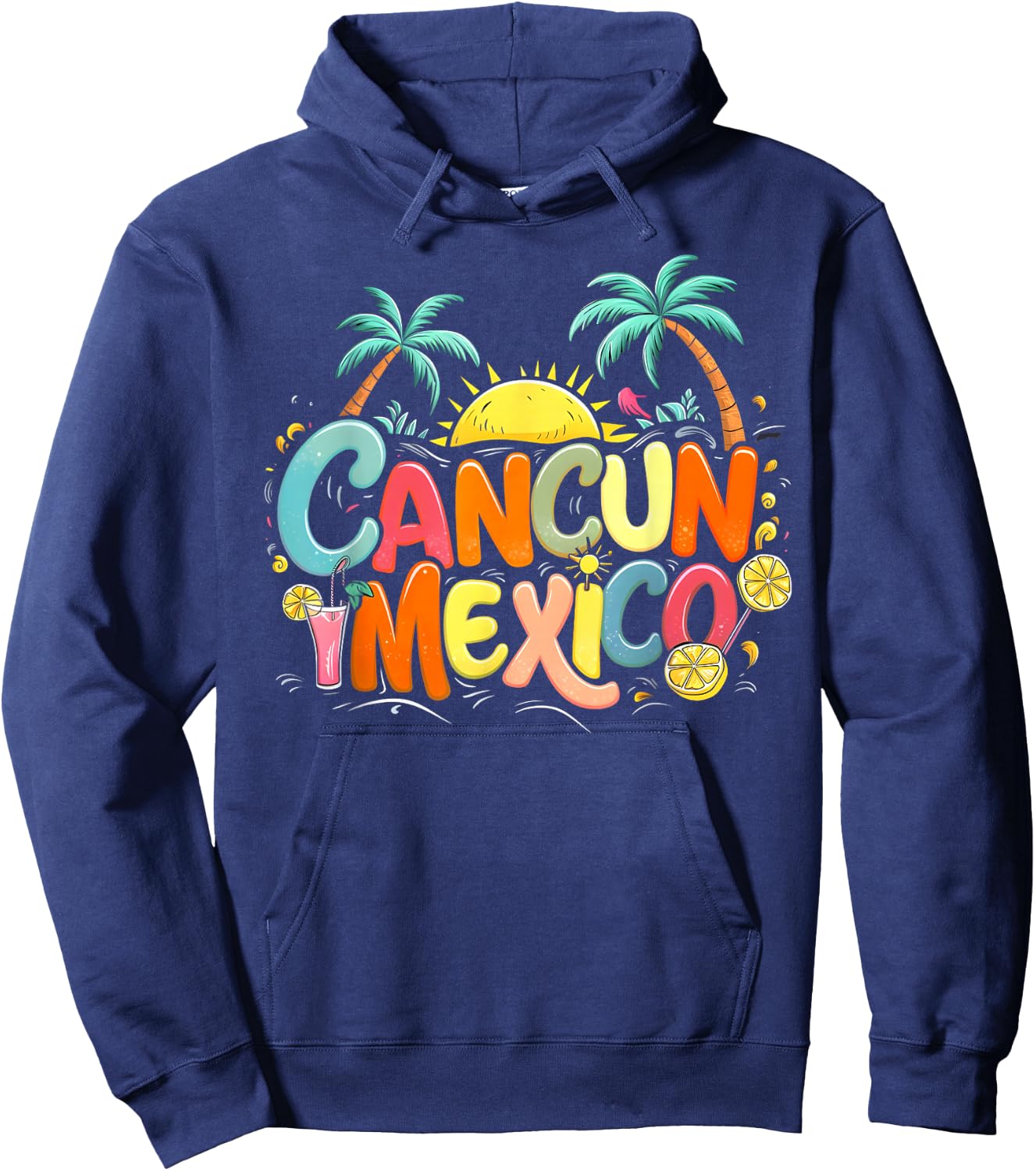 Cancun Mexico Hoodie - Hoodie | Navy
